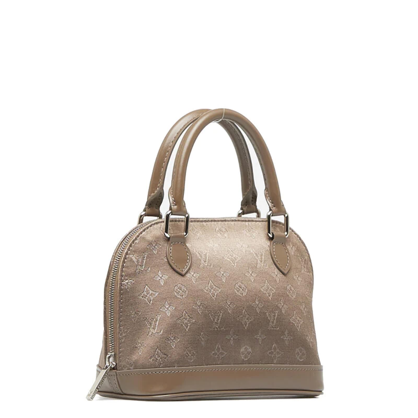 LOUIS VUITTON Monogram Satin Little Alma Handbag M92147