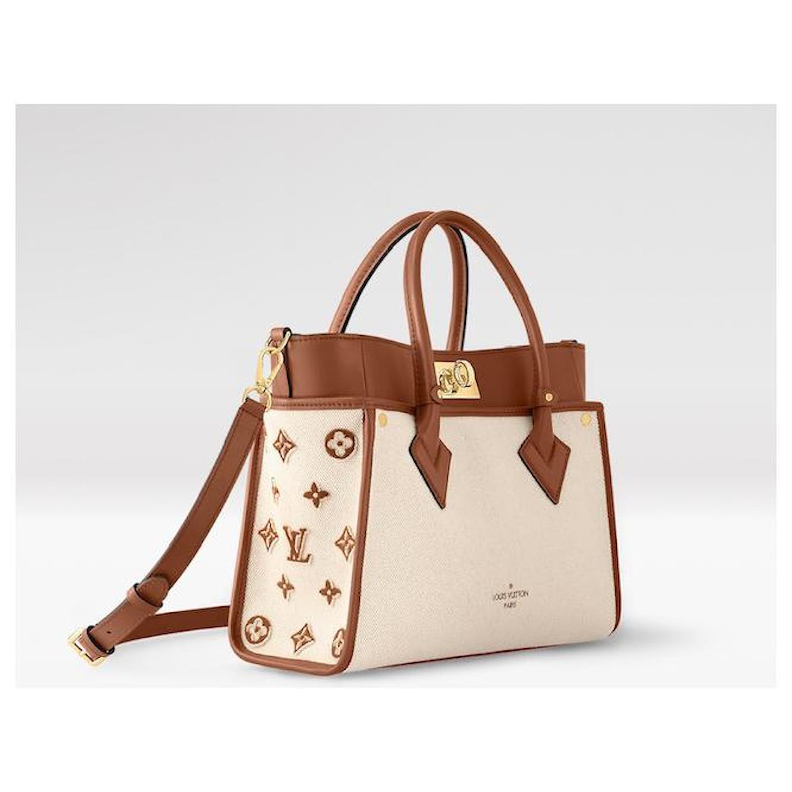 Louis Vuitton Brown Leather and Shearling On My Side PM Tote Bag Louis  Vuitton | The Luxury Closet