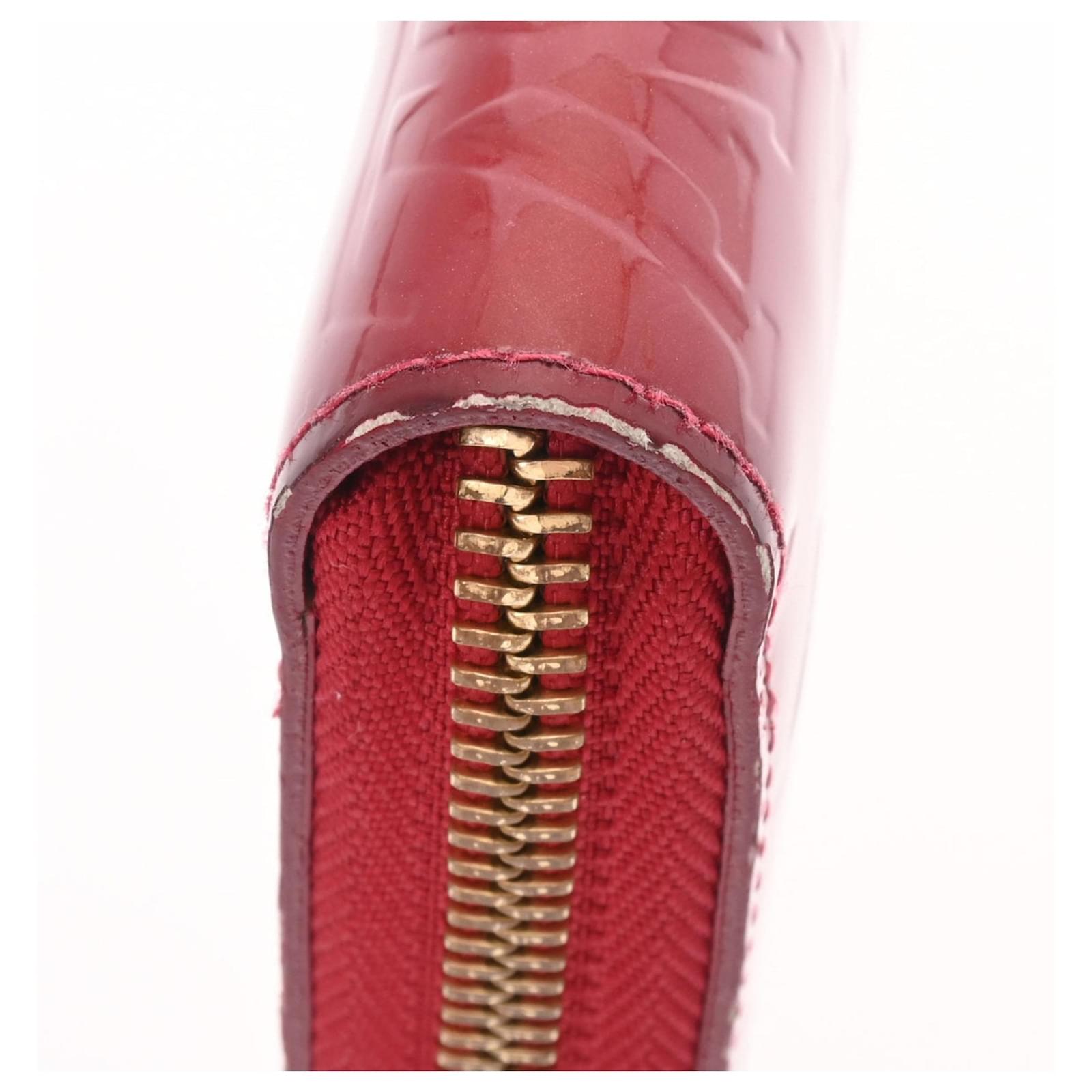 Louis Vuitton Zippy Wallet Red Patent leather ref.462909 - Joli Closet