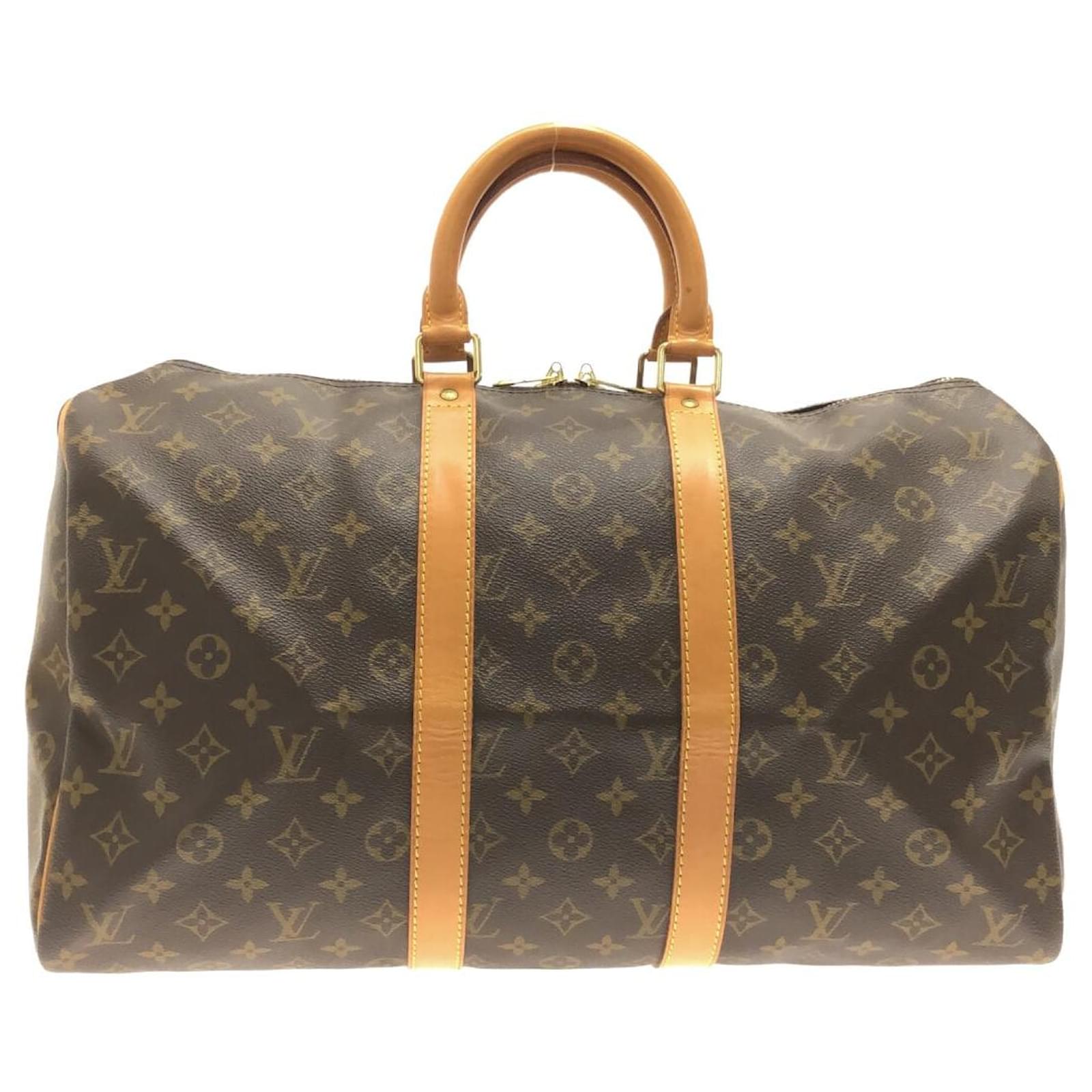 Louis Vuitton Keepall 45 Brown Cloth ref.955501 - Joli Closet