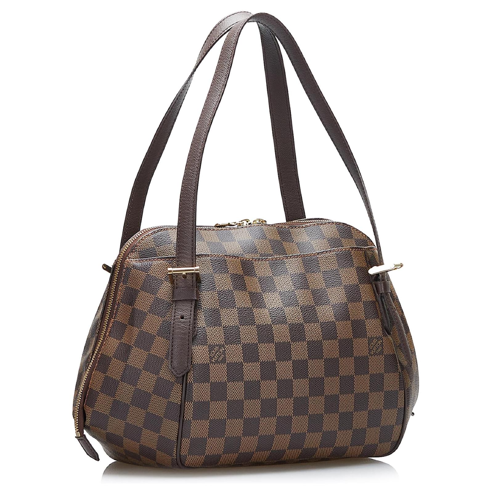 Louis Vuitton Belem MM Handbag in Damier Ebene - Pristine Condition