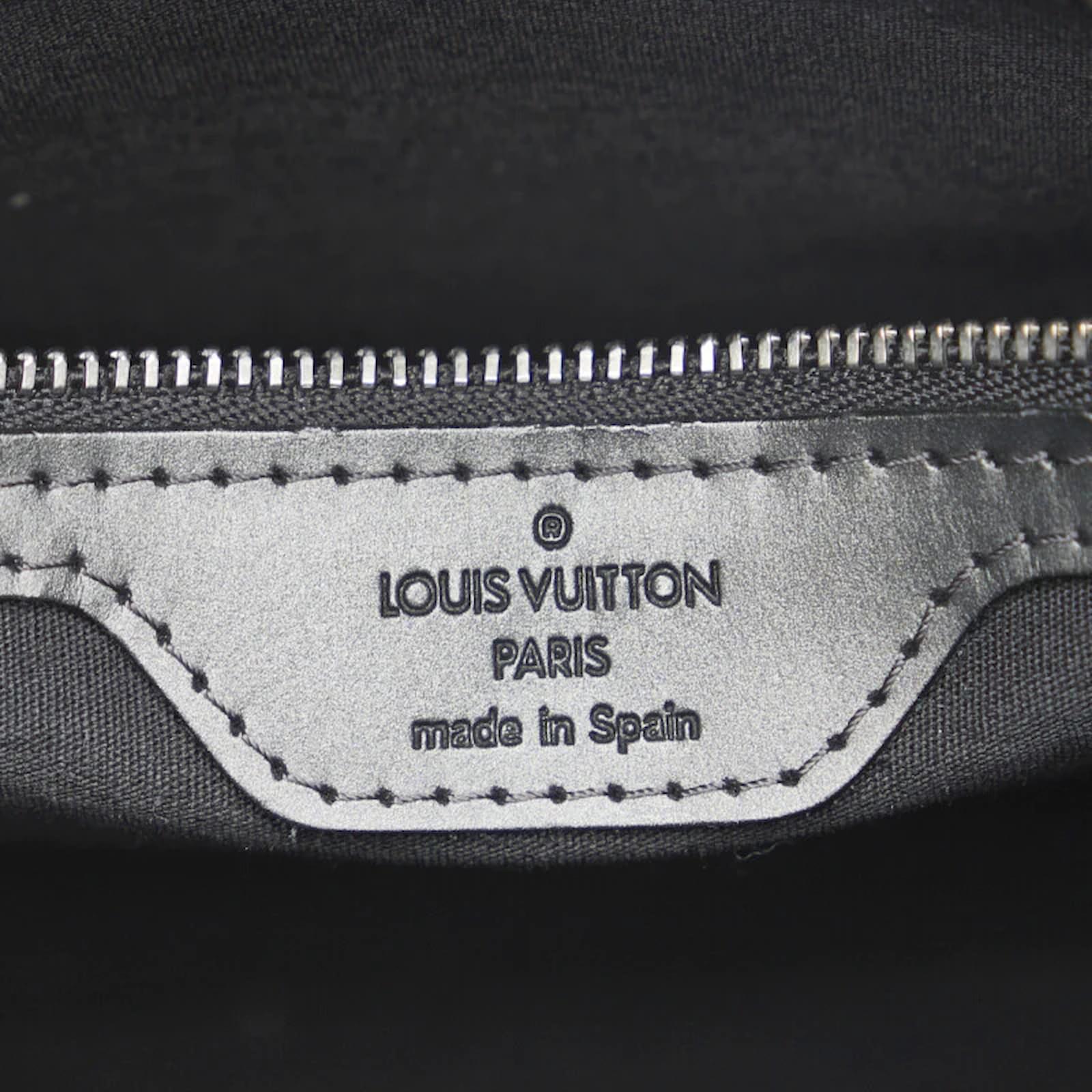 Louis Vuitton Monogram Mat Stockton M55112 Grey Leather Pony-style