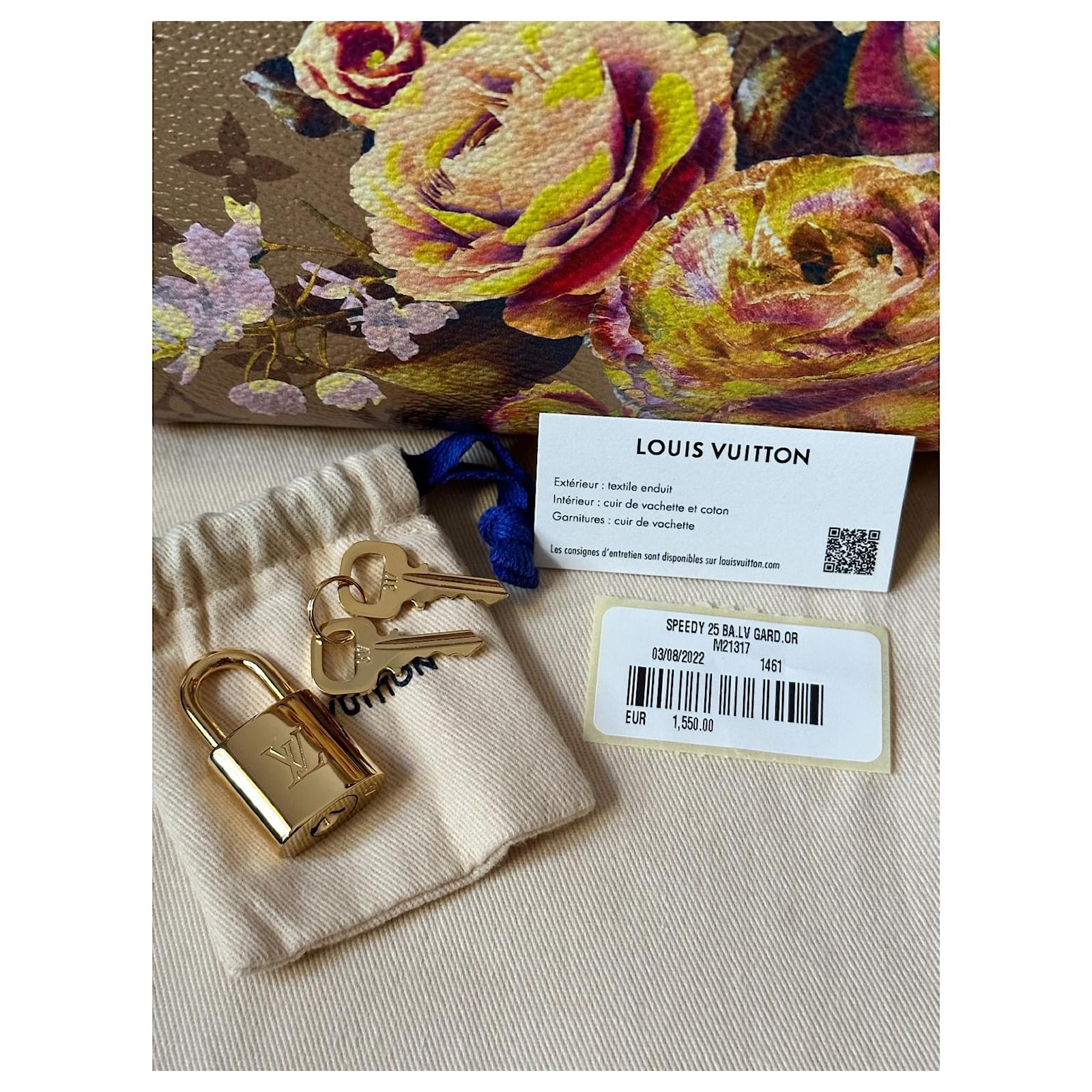 Louis Vuitton Speedy shoulder strap 25 limited edition NEW Beige Cloth  ref.881098 - Joli Closet