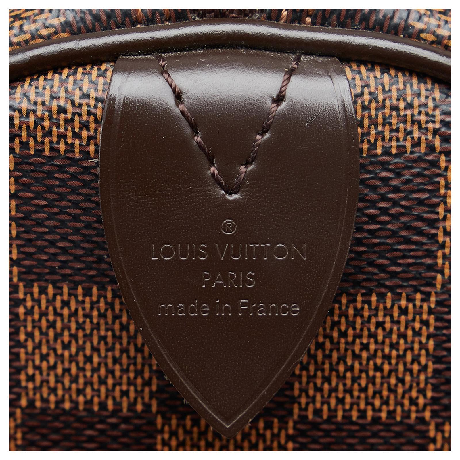 Louis Vuitton Brown Damier Ebene Papillon 30 Cloth ref.956607
