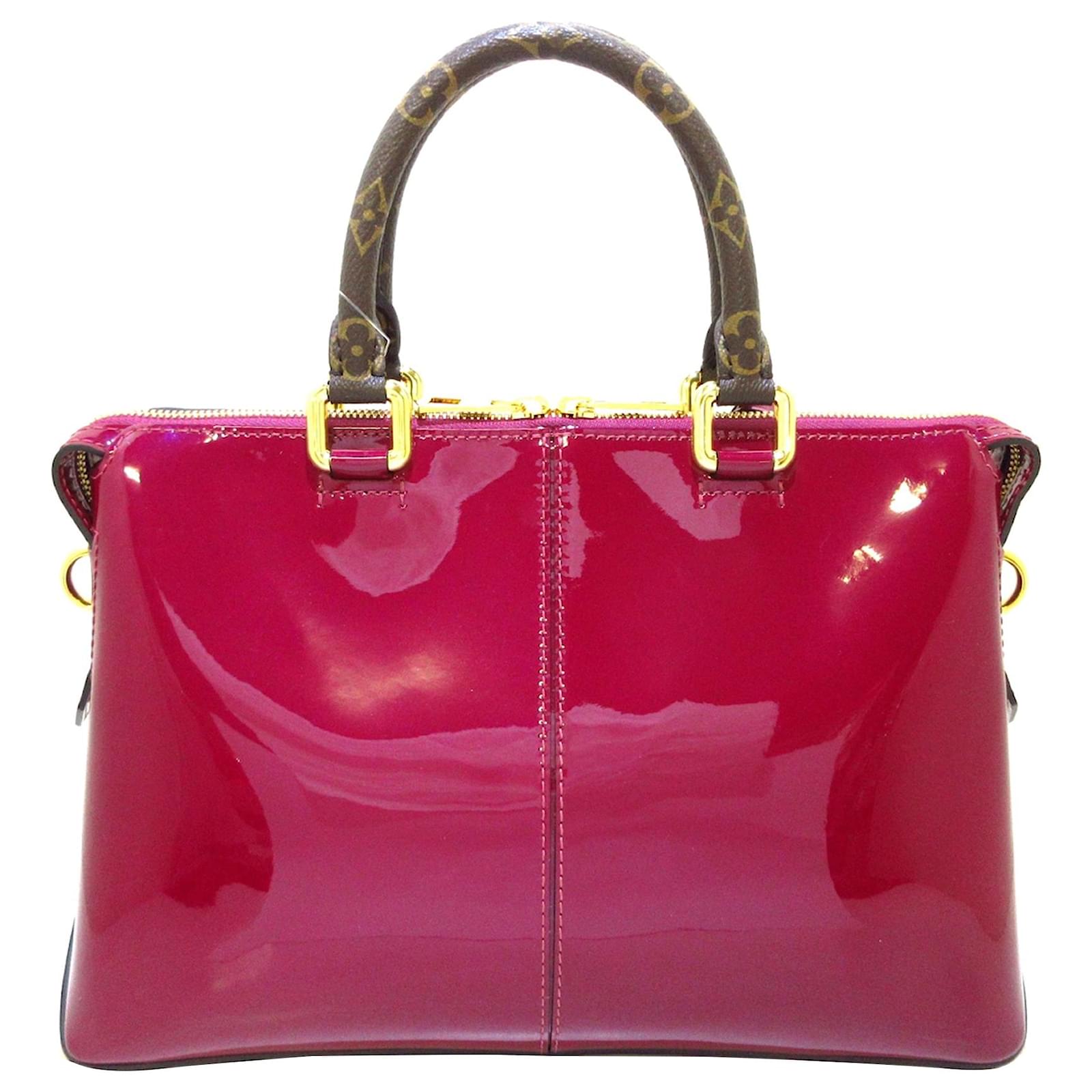 Louis Vuitton, Bags, Lv Pink Shimmer Vernis Leather Handbag