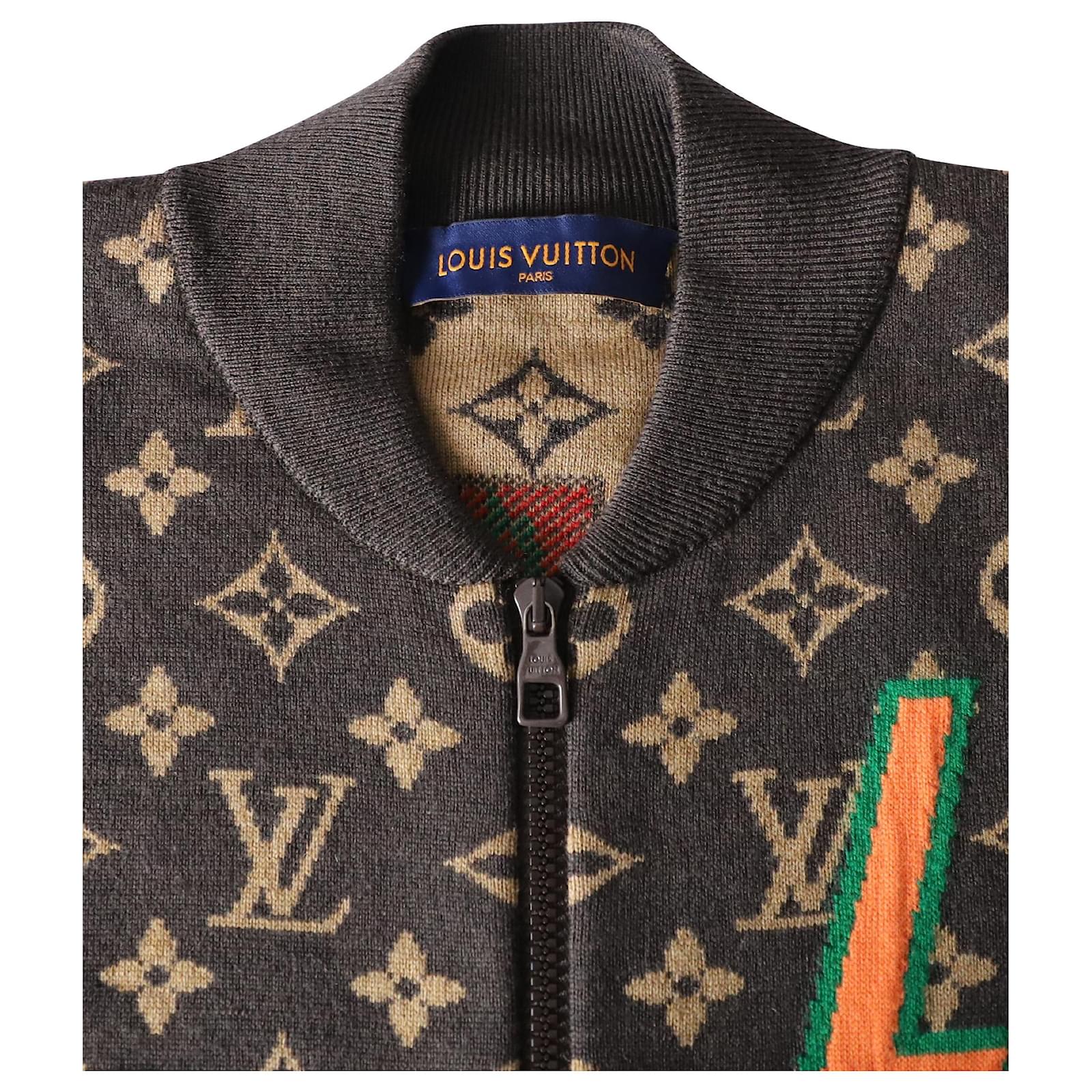 Louis Vuitton x NBA Brown Monogram Bomber Jacket