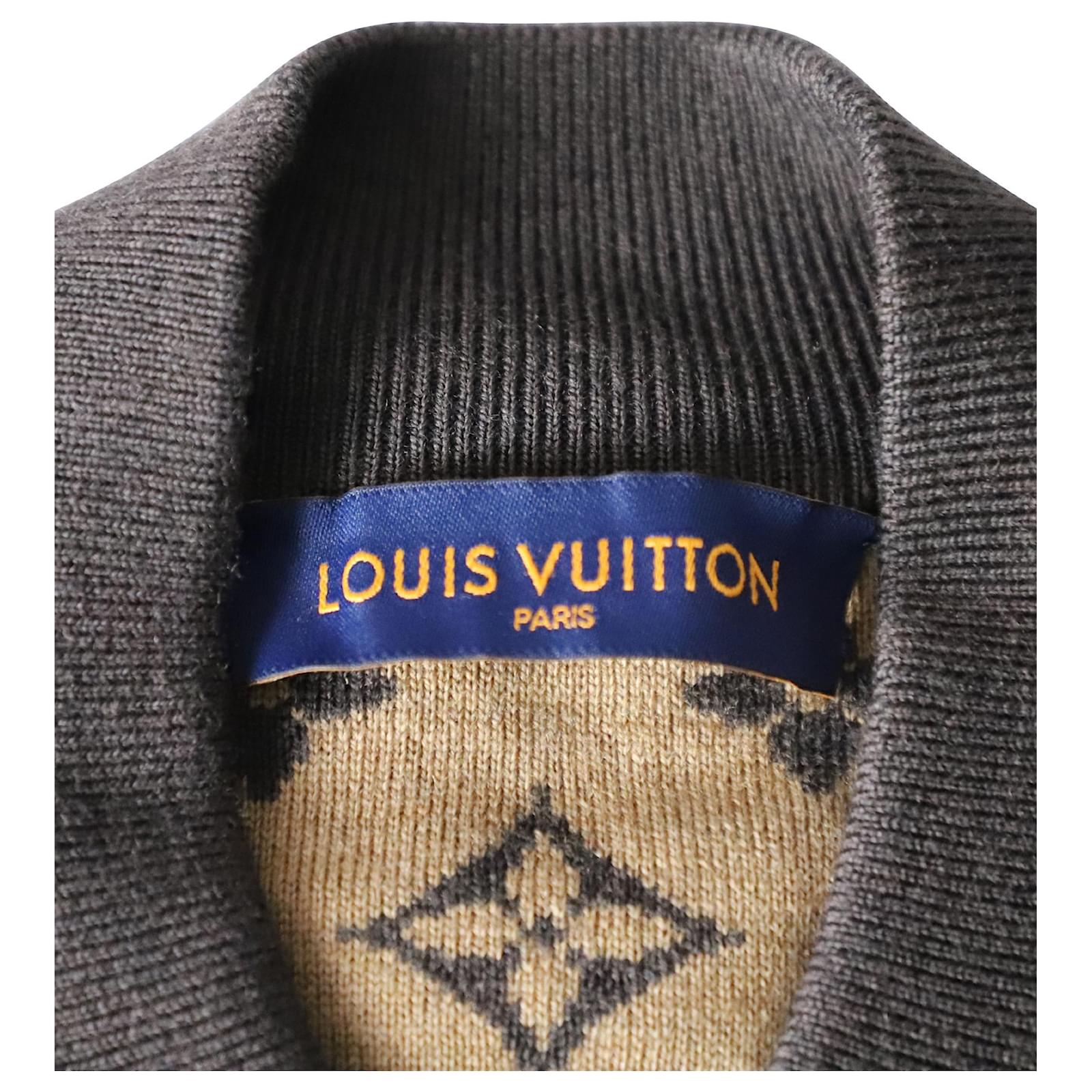 Misc Louis Vuitton Louis Vuitton x NBA Blouson Bomber Jacket in Brown Wool