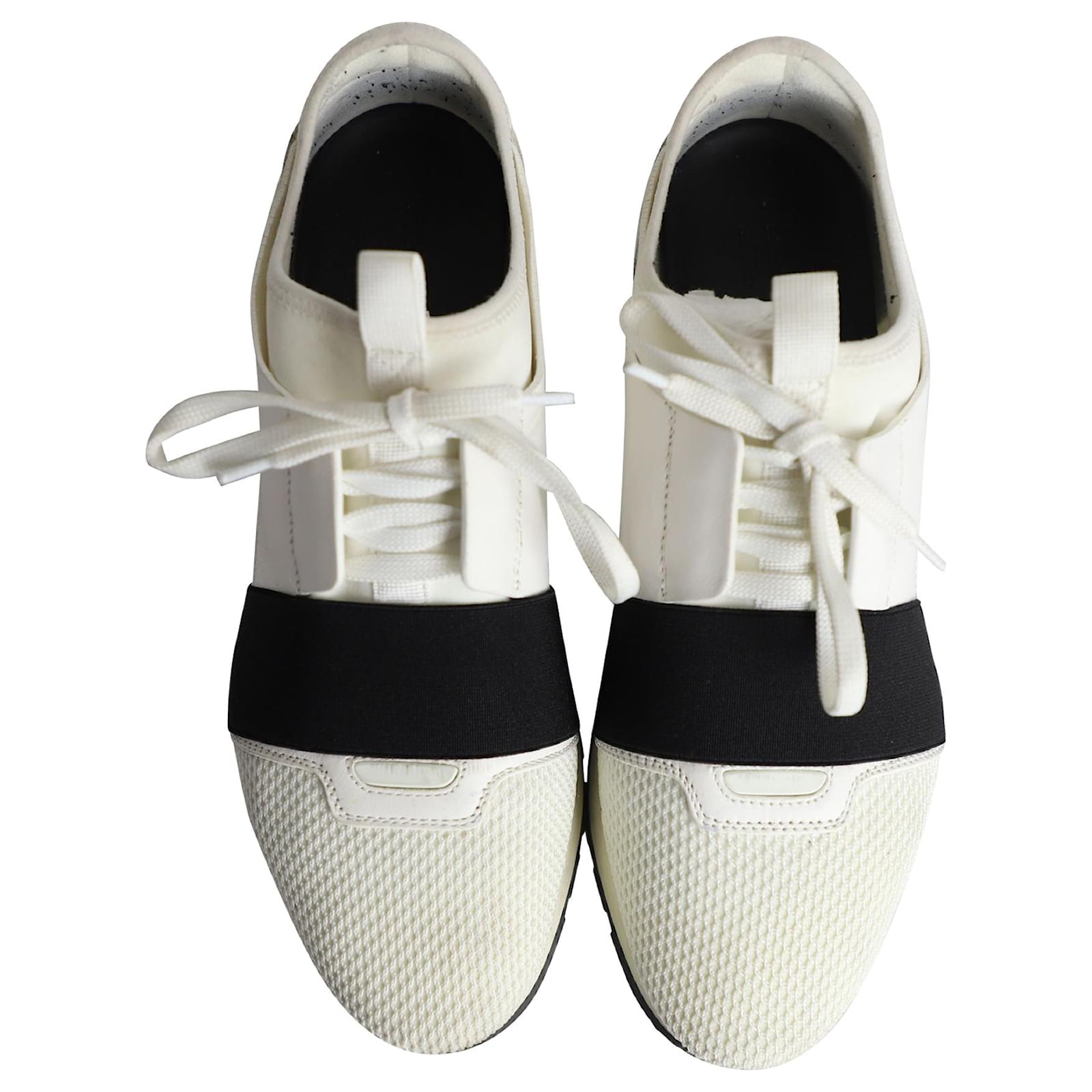 Balenciaga race hot sale runner white