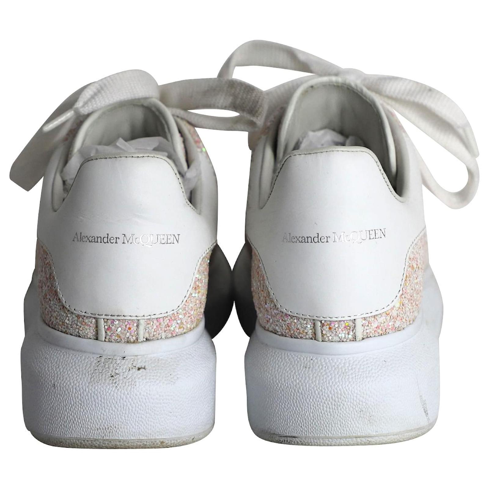 Alexander McQueen Oversized Sneakers in Pink Glitter ref Alexander McQueen Oversized Sneakers in Pink Glitter ref