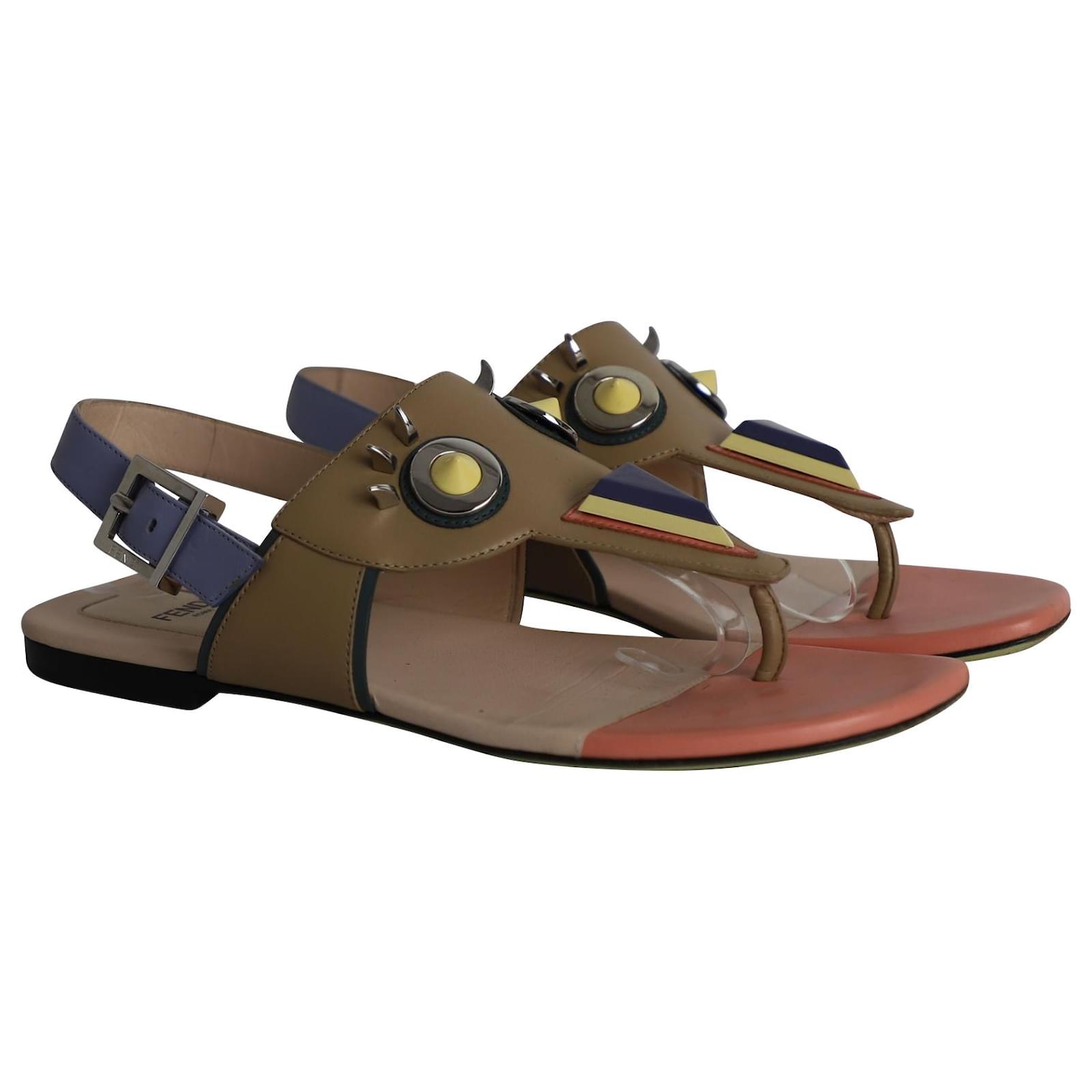 Fendi Flats Sandals | Mercari