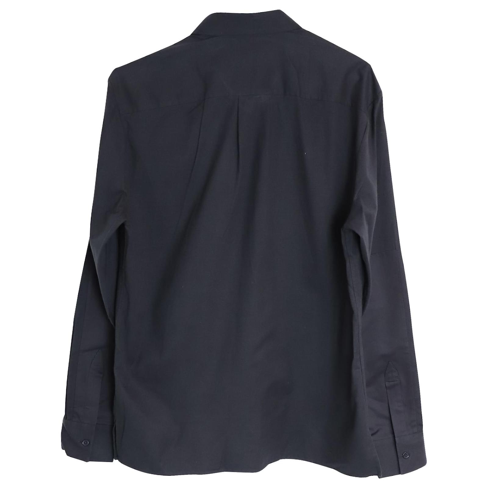 Louis Vuitton Zipper Detail Shirt in Black Cotton ref.958025 - Joli Closet