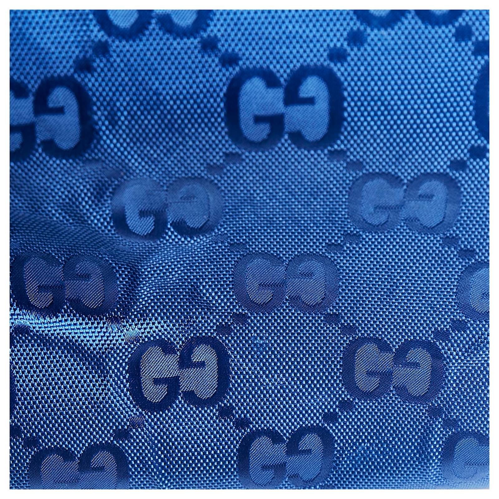 Gucci Blue GG Nylon Off the Grid Tote QFB1XF21BB001