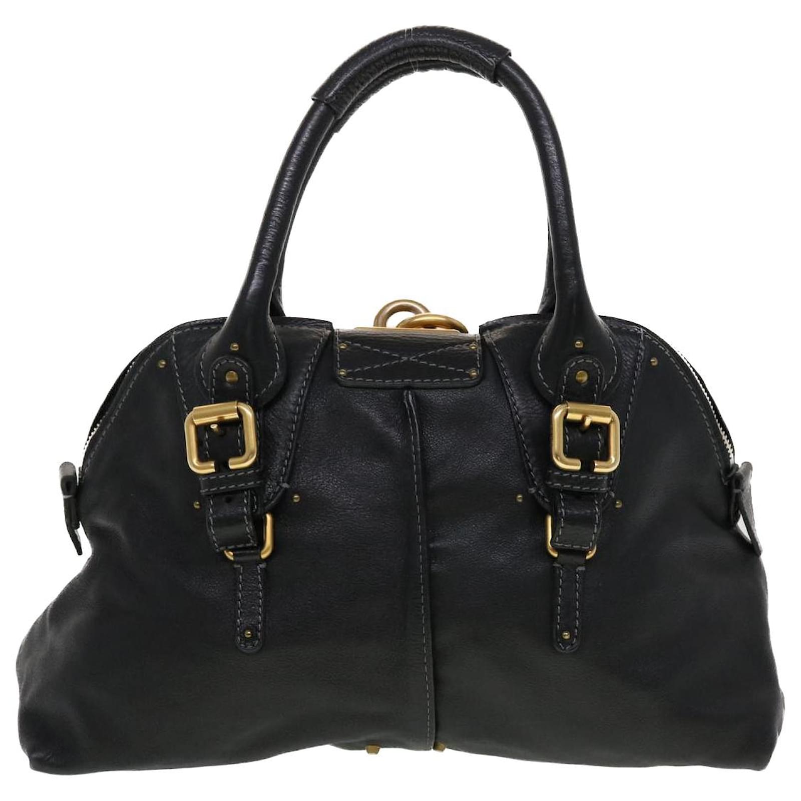 バッグ Chloe Paddington hand bag black Authentic Chloe black Paddington Satchel Shoulder/Hand bag