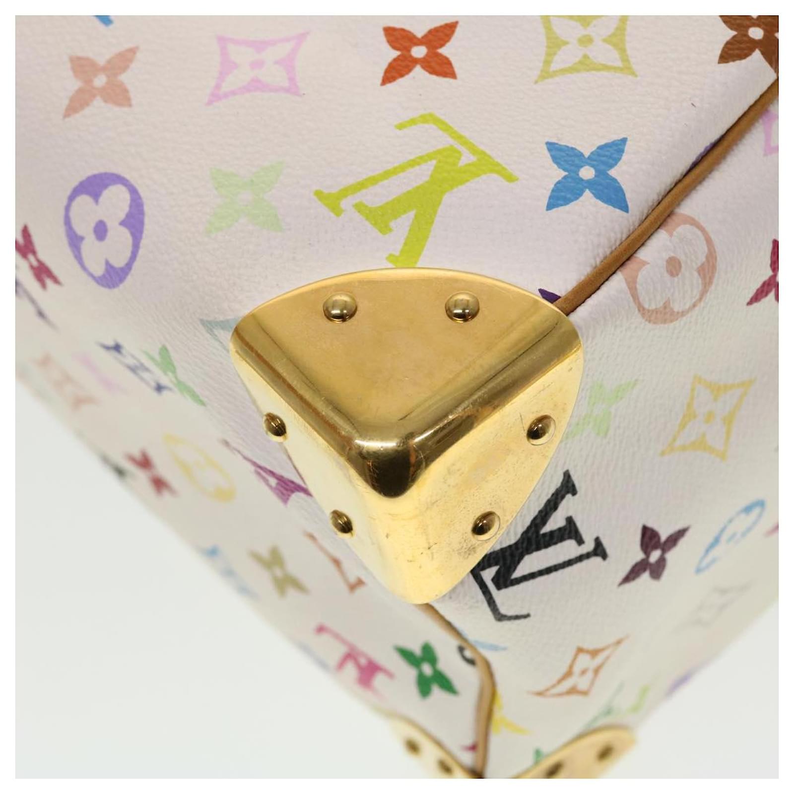 LOUIS VUITTON Monogram Multicolor Speedy 30 Hand Bag White M92643 LV Auth  31860 ref.958441 - Joli Closet