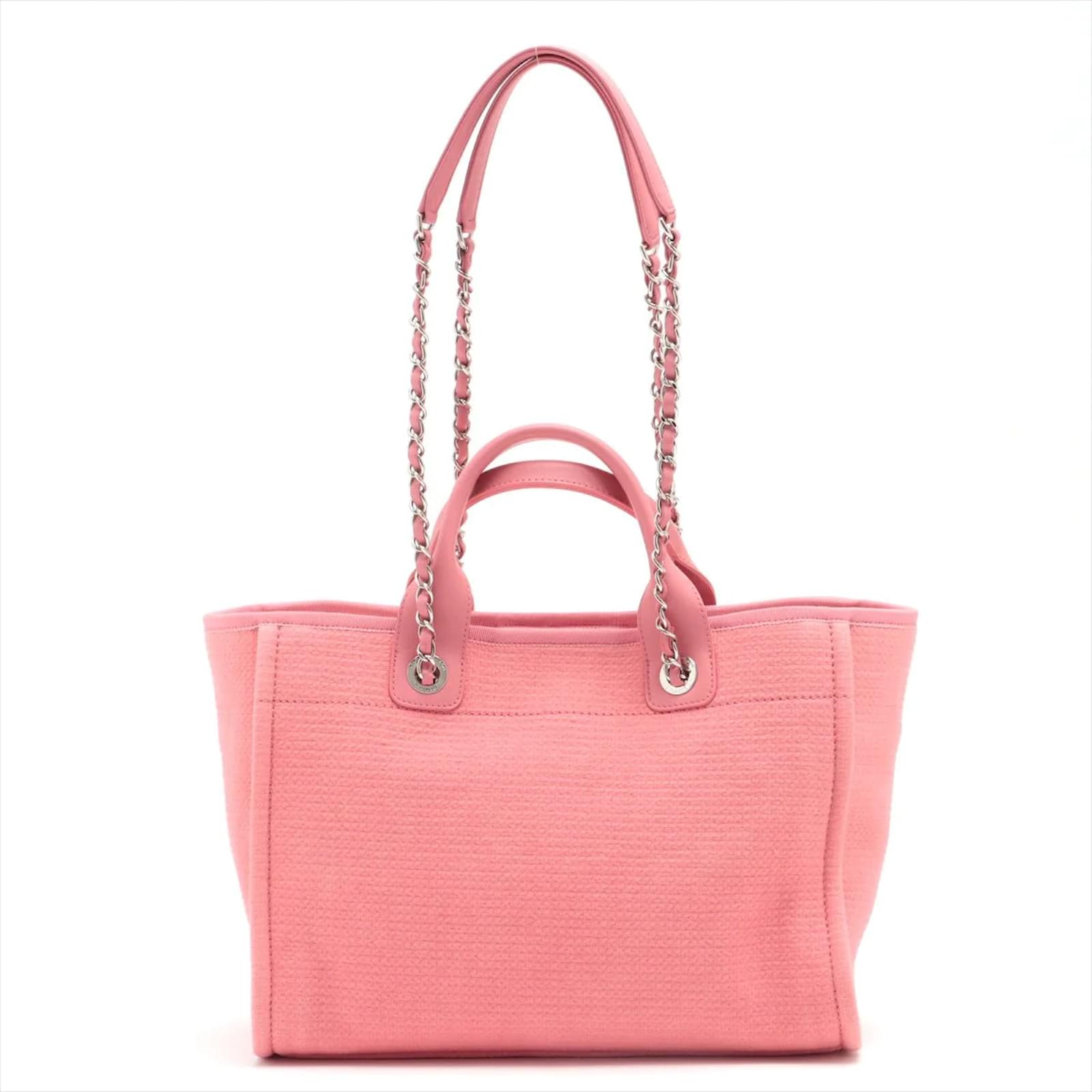 pink chanel deauville bag