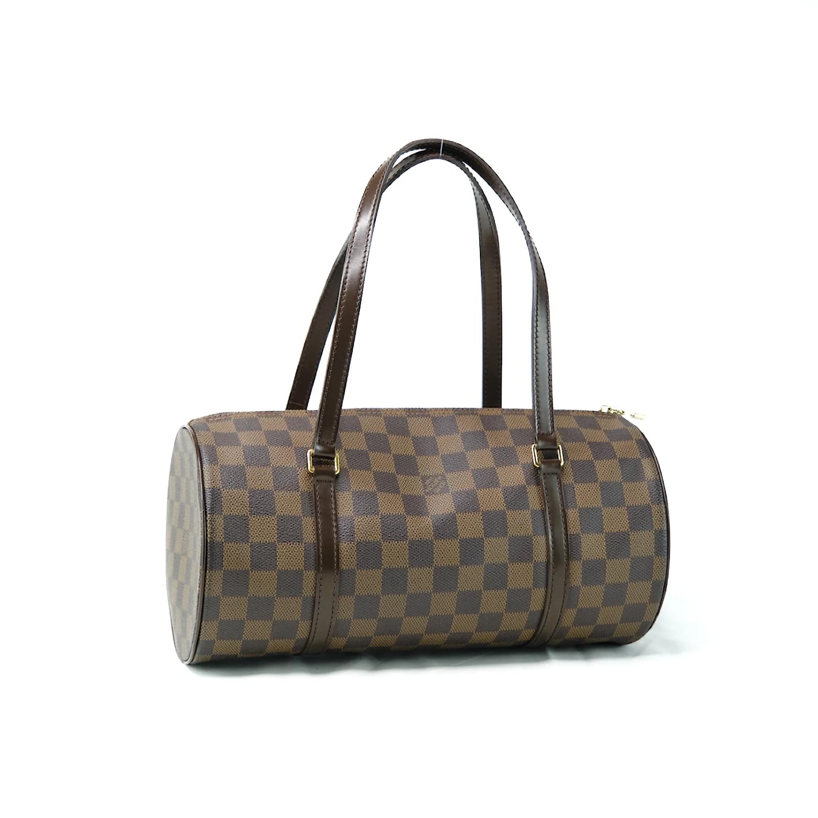 Louis Vuitton Damier Ebene Papillon Handbag W/Pouch