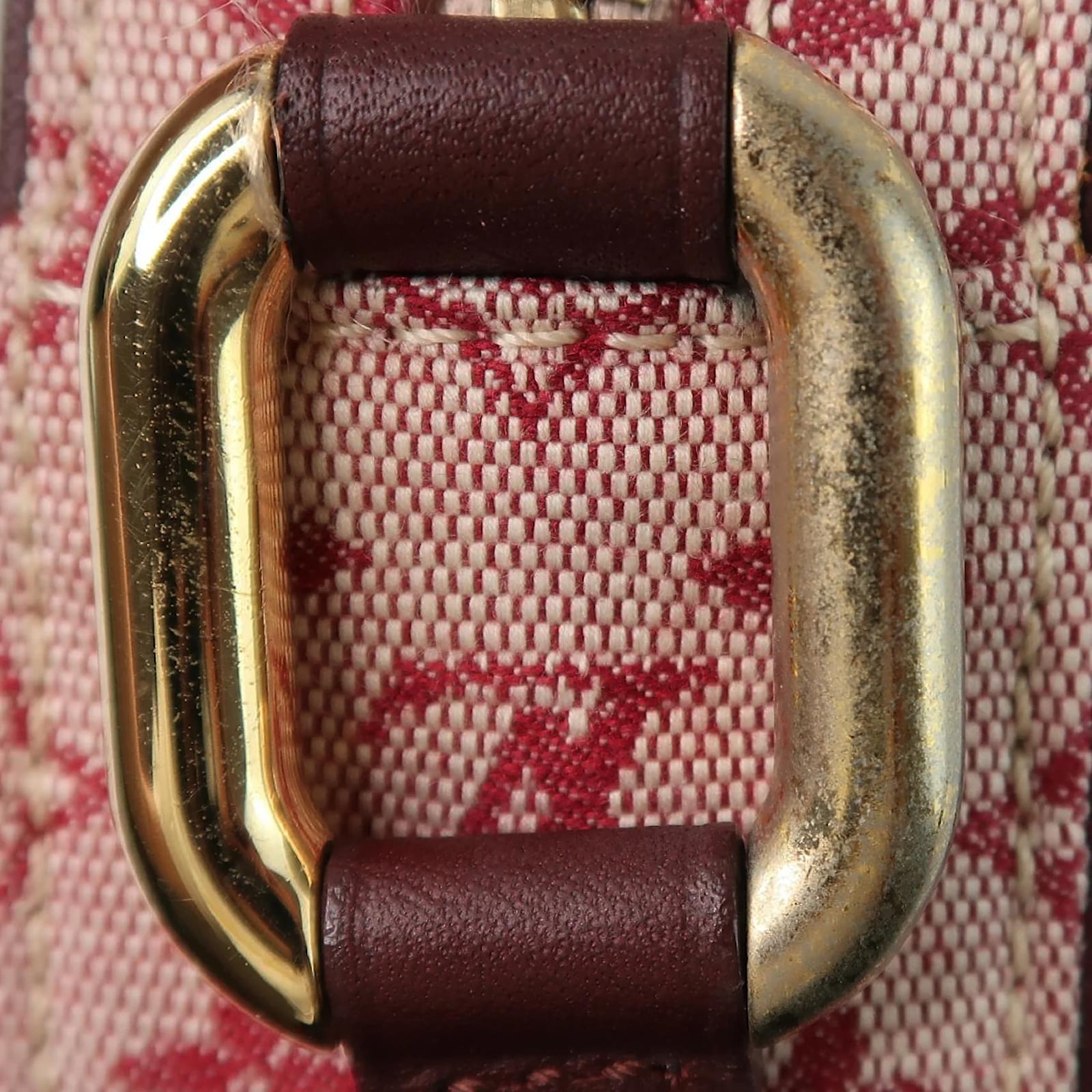 Louis Vuitton Monogram Mini Lin Juliette Crossbody Bag M92219 Red Cloth  ref.957357 - Joli Closet