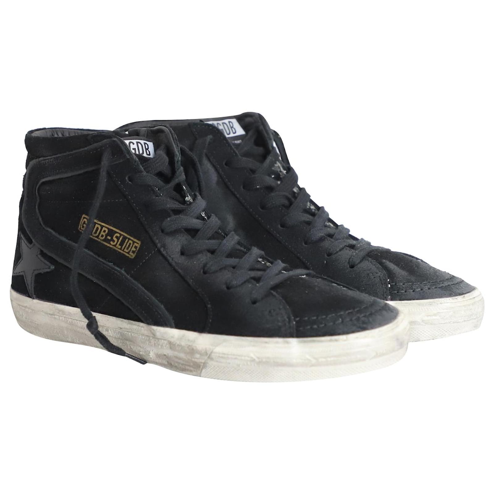 Golden goose hotsell black high tops