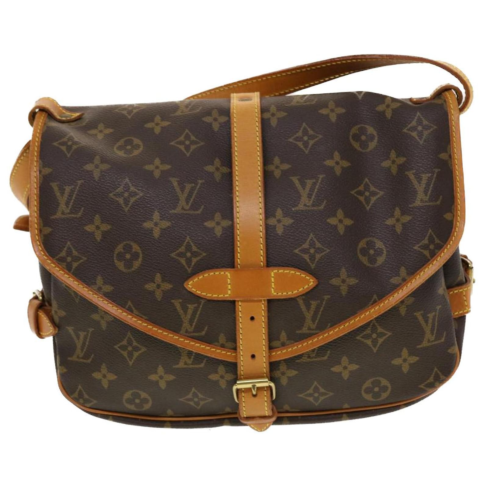 Auth Louis Vuitton Monogram Saumur 30 M42256 Women's Shoulder Bag