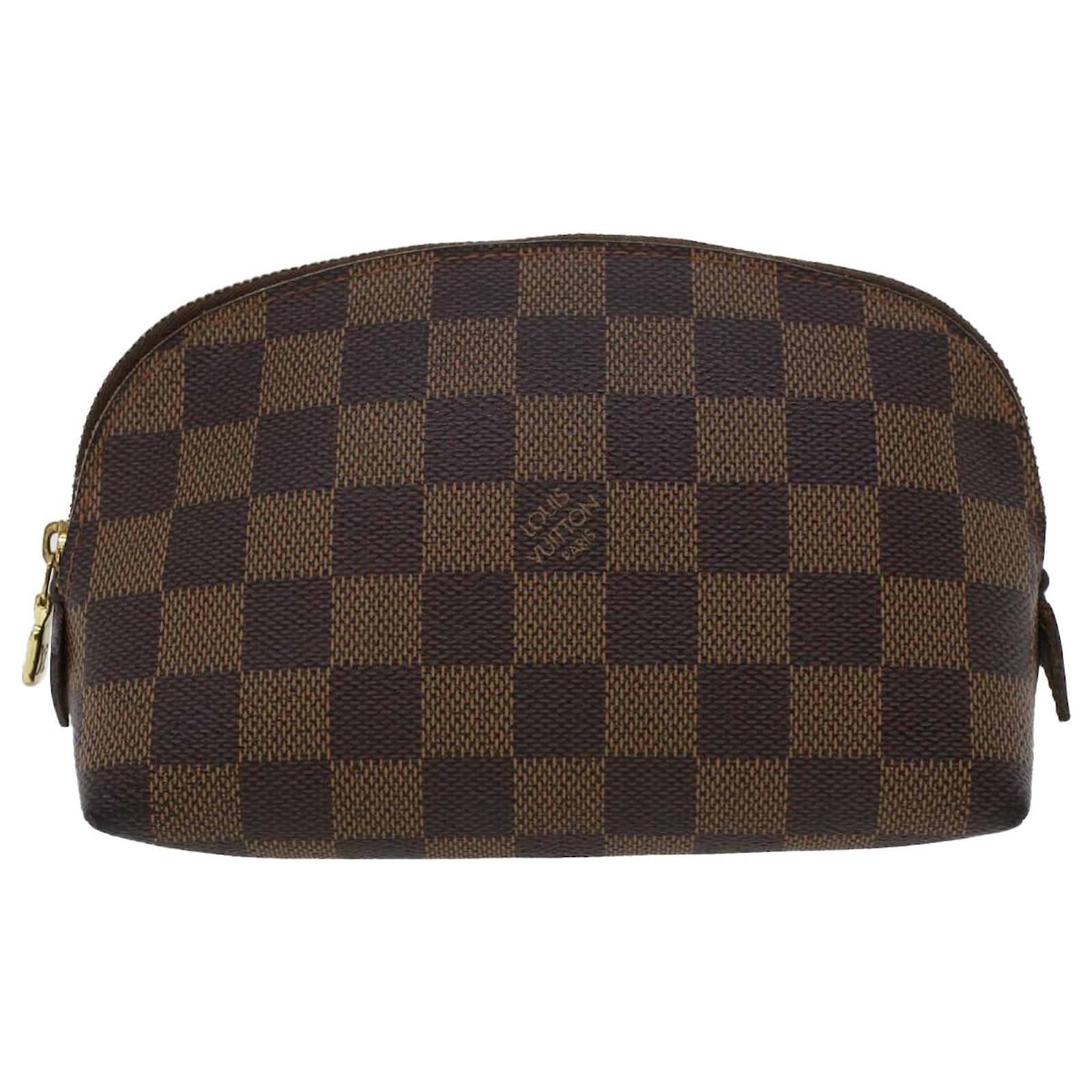 Louis Vuitton Damier Ebene Cosmetic Pouch PM N47516