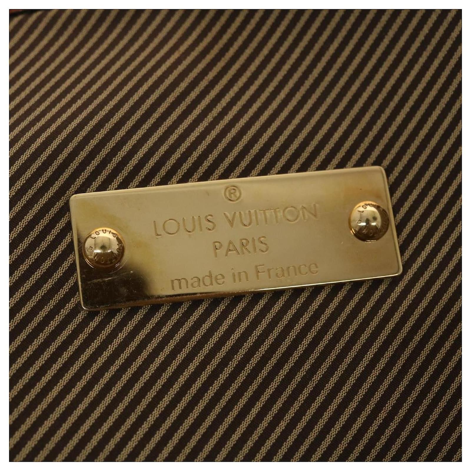 LOUIS VUITTON Cuirbequia Trotteur GM Shoulder Bag Leather Brown  