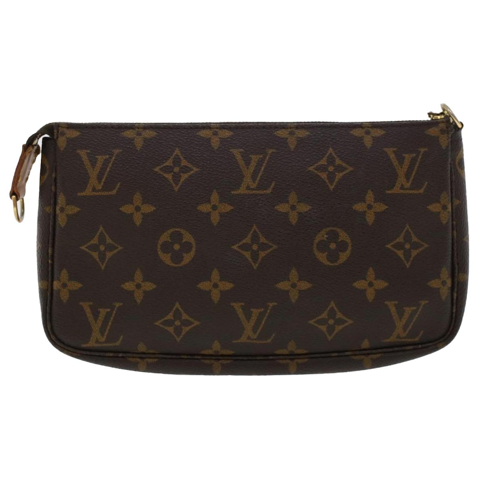 LOUIS VUITTON Monogram Mini Usu Digital Pouch Red M60001 LV Auth