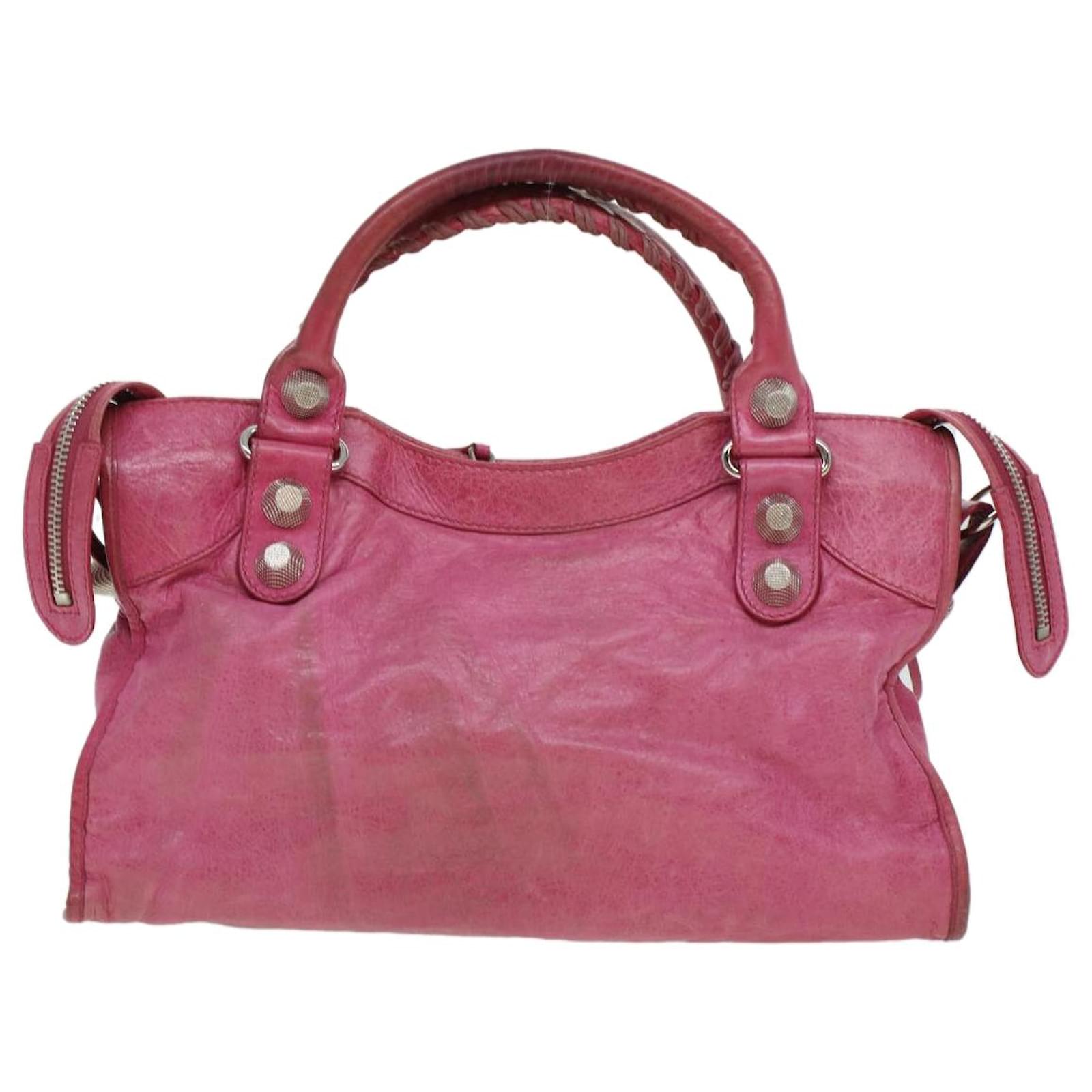 バッグ Balenciaga Giant City 2way Handbag Pink Giant - Leather - 2Way - 309544 – dct - Bag - City - Pink