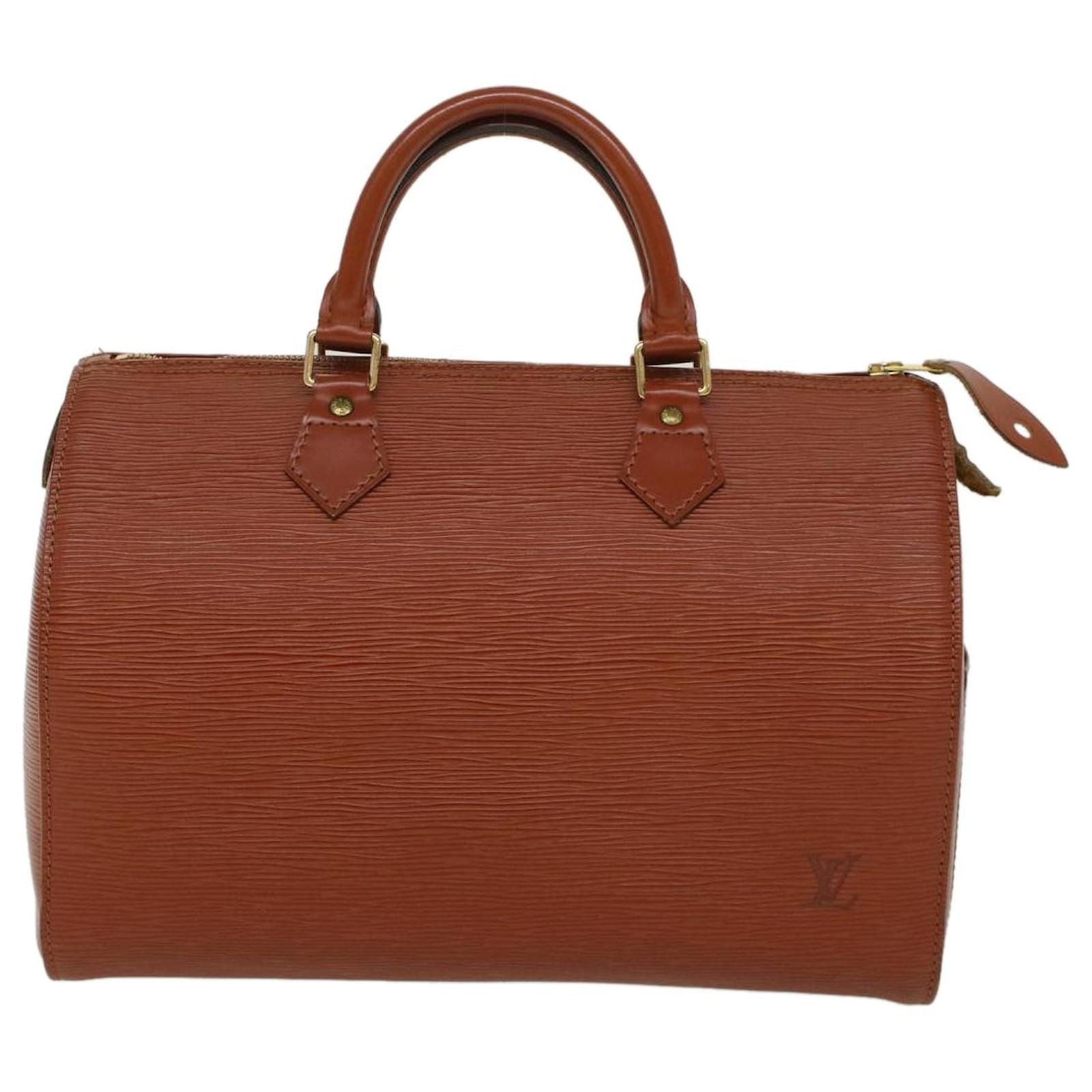 Louis Vuitton, Bags, Lv Cognac Epi Leather Speedy 3