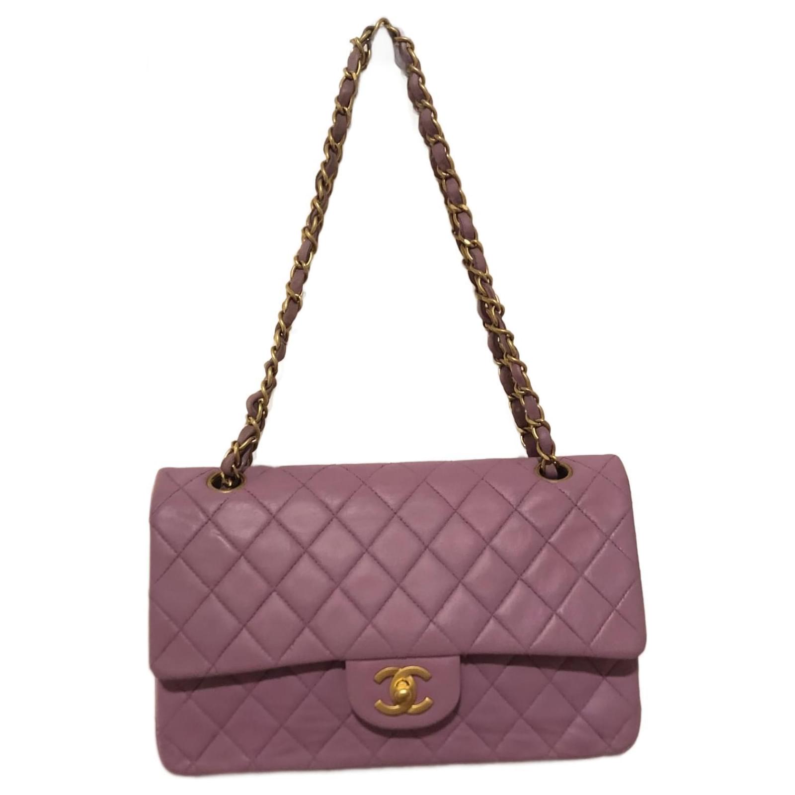 Chanel Rare Lavender Quilted Classic 2.55 Double Flap Bag ❤ liked on  Polyvore in 2023
