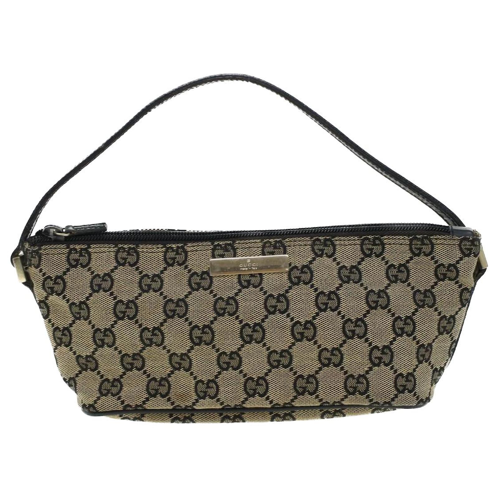 GUCCIポーチ／NAVY GUCCI GG Canvas Accessory Pouch Navy 039.1103 3903 auth