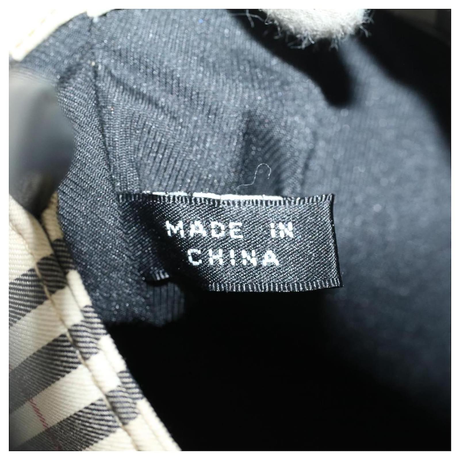 Burberry made in shops china tag