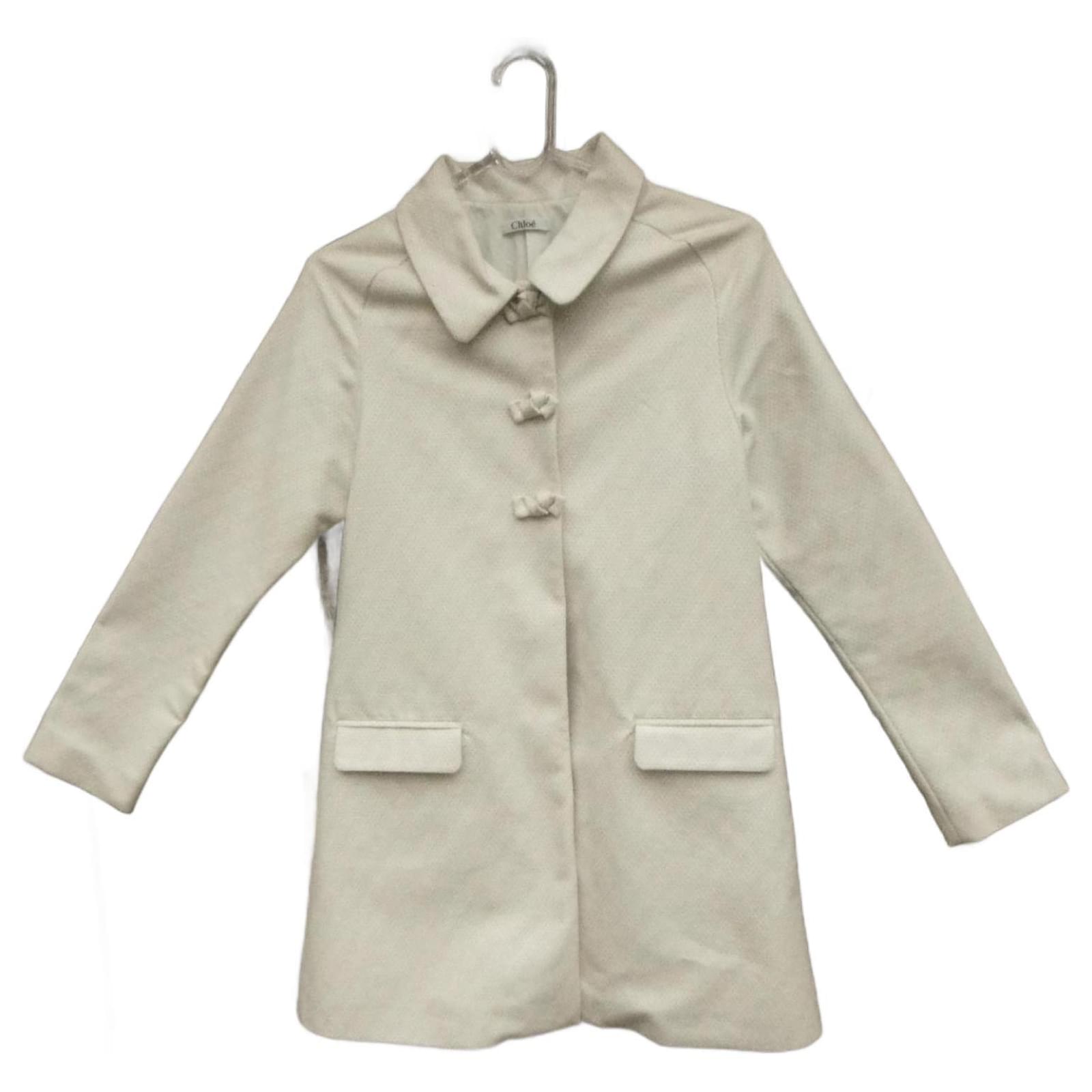 Chloe hotsell white coat