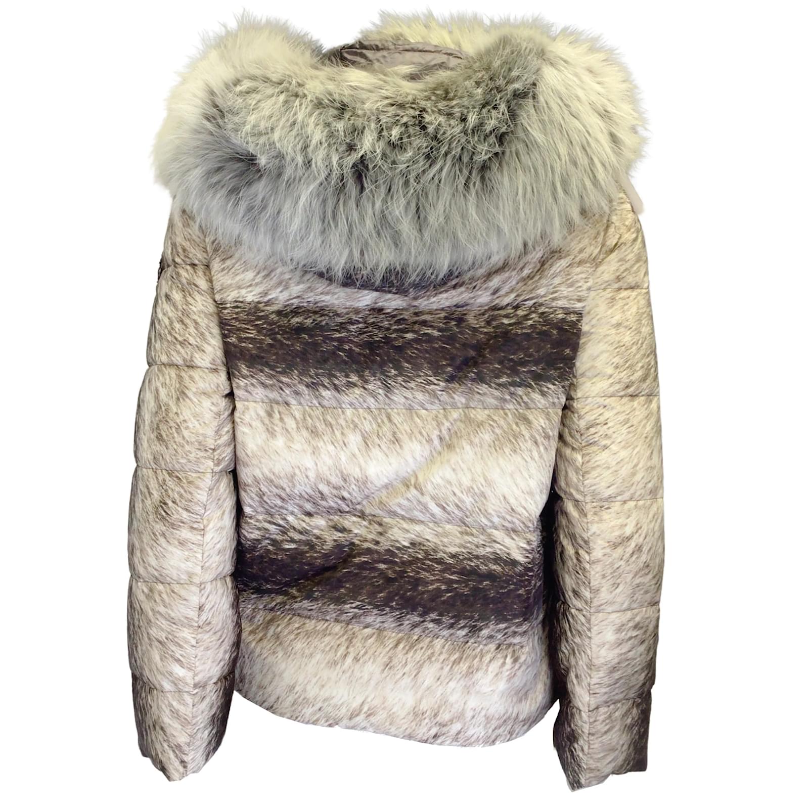 Moncler raccoon fur discount jacket