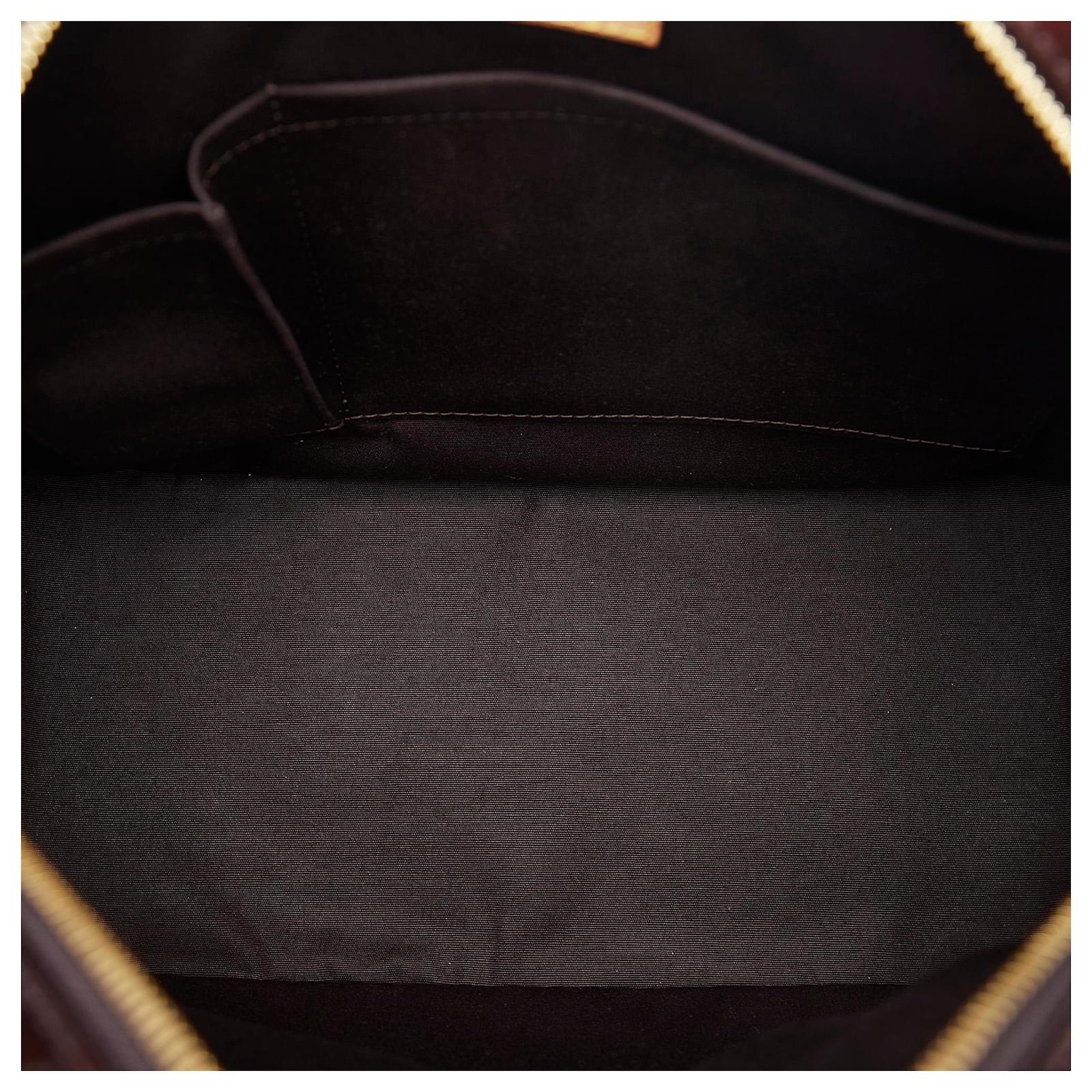 Louis Vuitton Purple Monogram Vernis Summit Drive Leather Patent leather  ref.685464 - Joli Closet