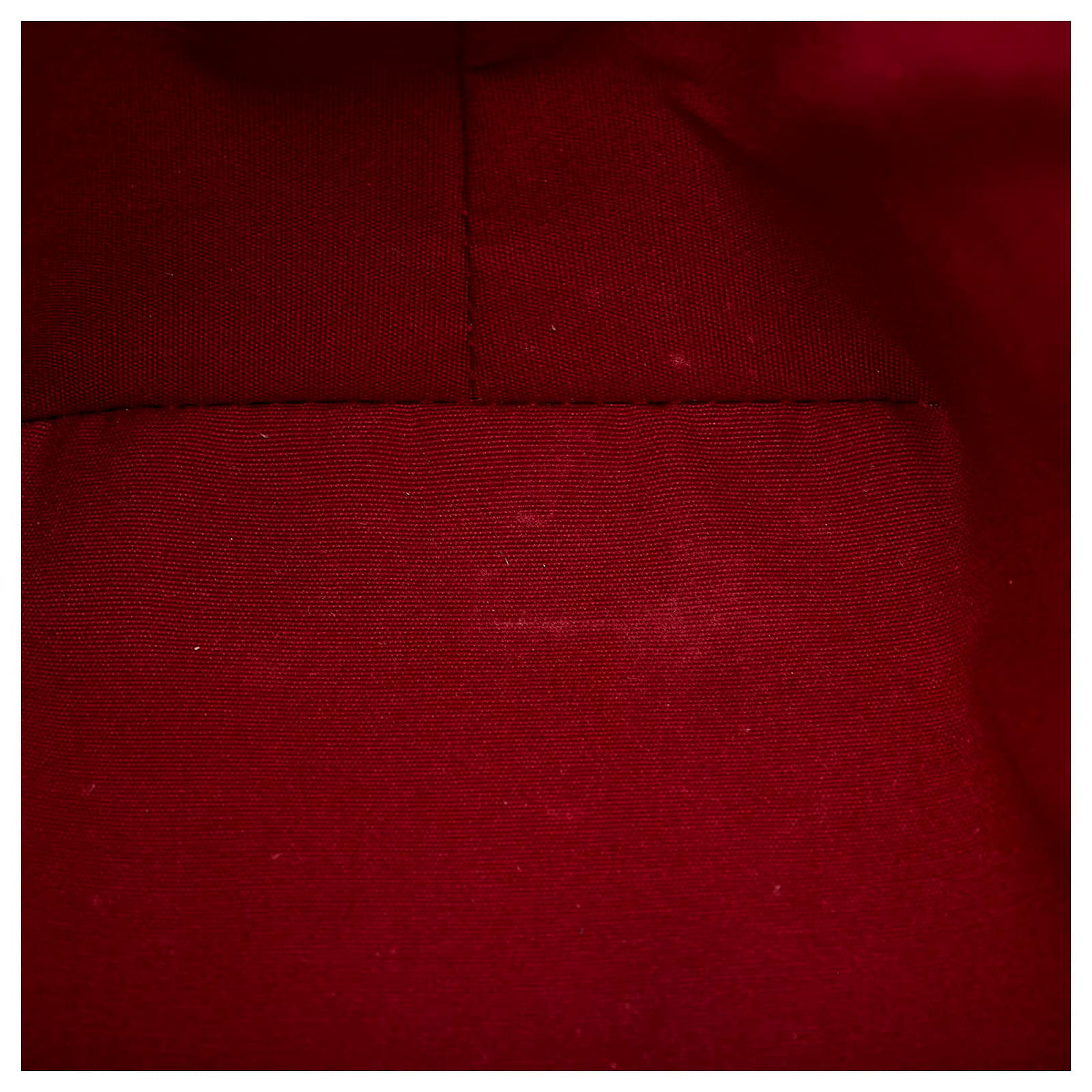 Louis Vuitton Monogram Vernis Wilshire PM M91723 Red Leather Patent leather  ref.1008192 - Joli Closet