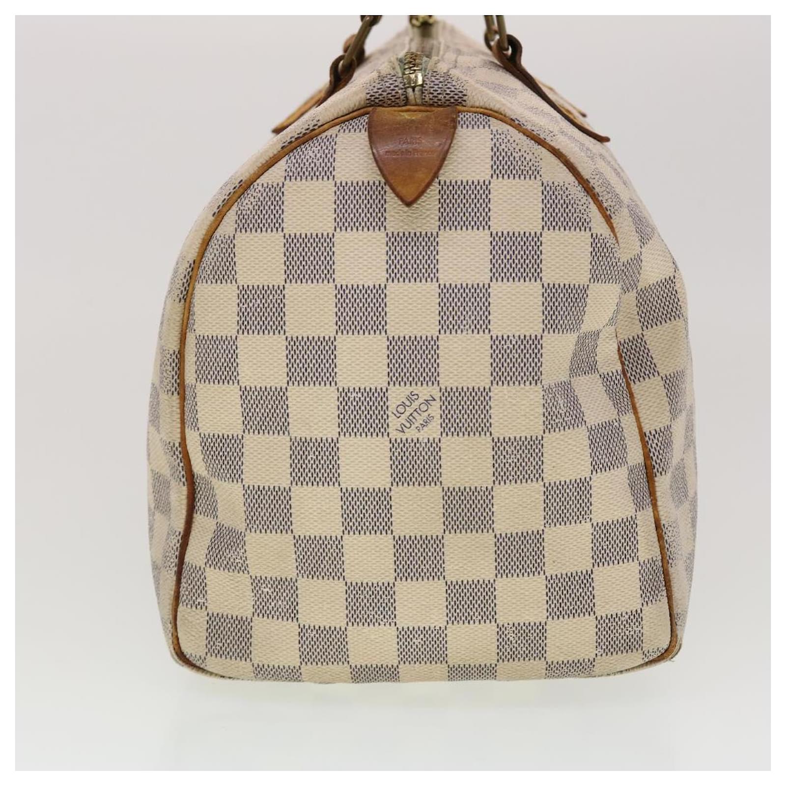 Louis Vuitton Damier Azur Speedy 30 Hand Bag N41533 LV Auth 45253  ref.962335 - Joli Closet