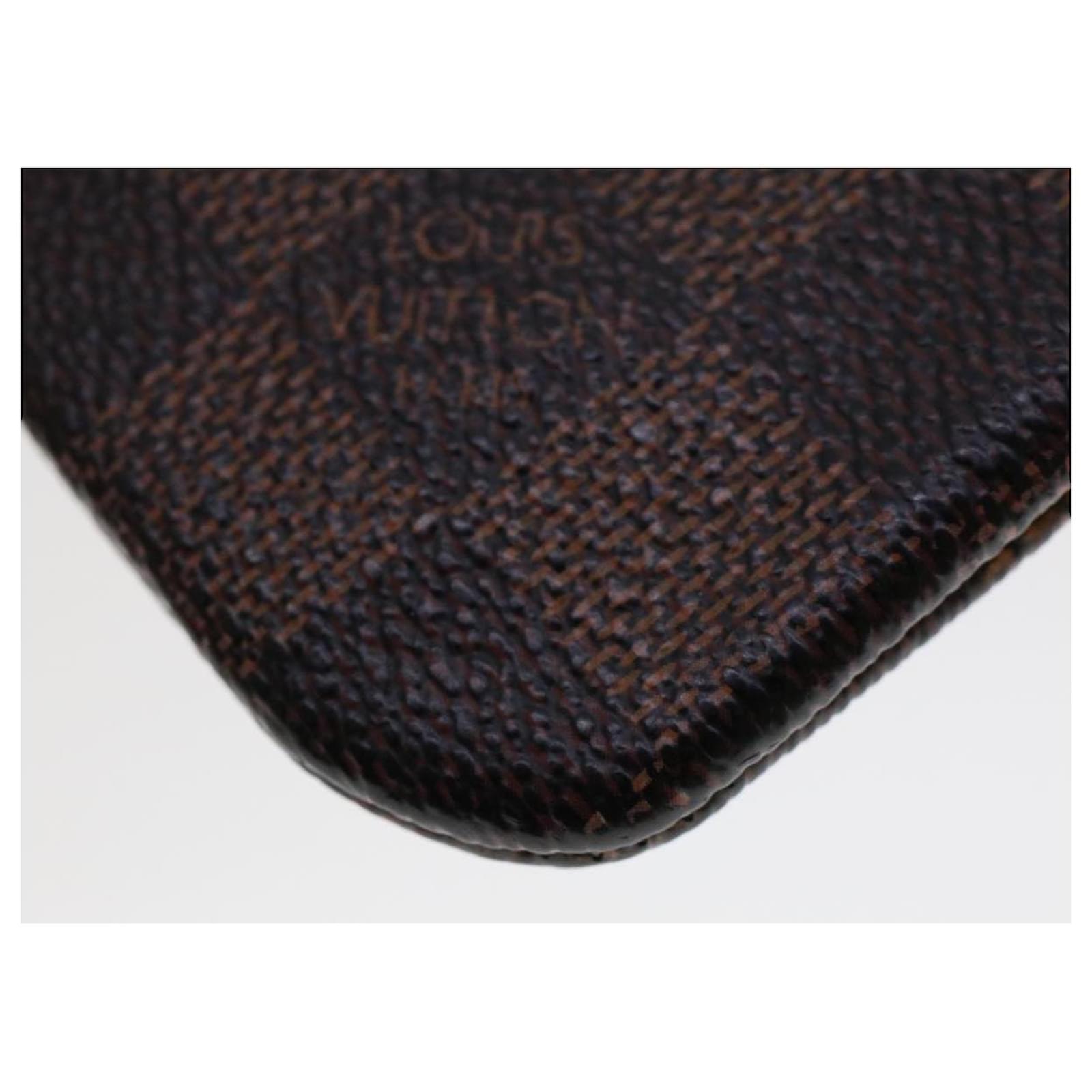 Louis Vuitton Damier Azur Pochette Cles Coin Purse N62659 LV Auth 38411