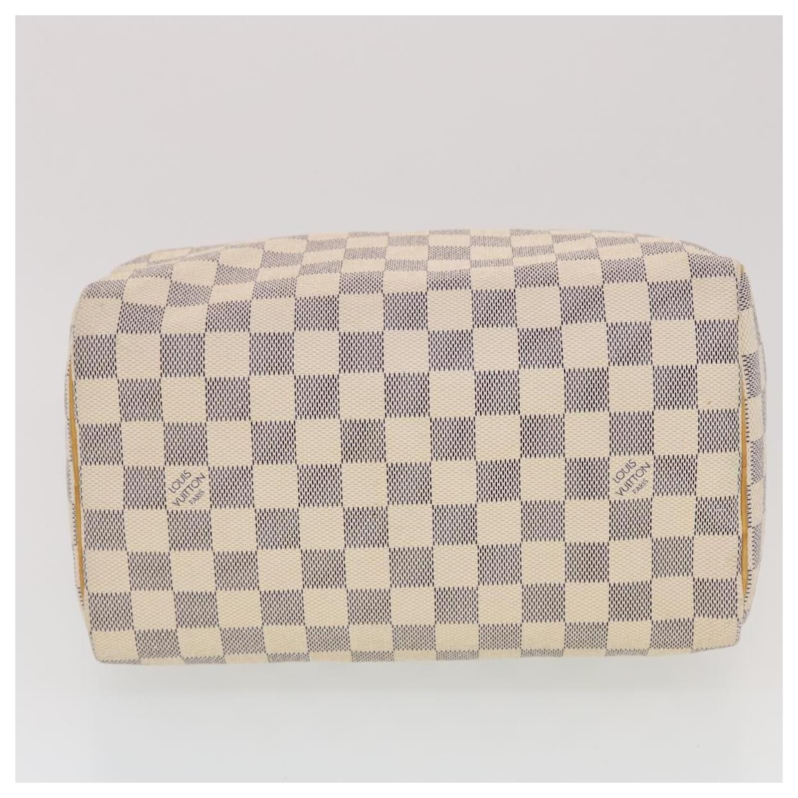 Louis Vuitton Speedy 25 White Cloth ref.963063 - Joli Closet