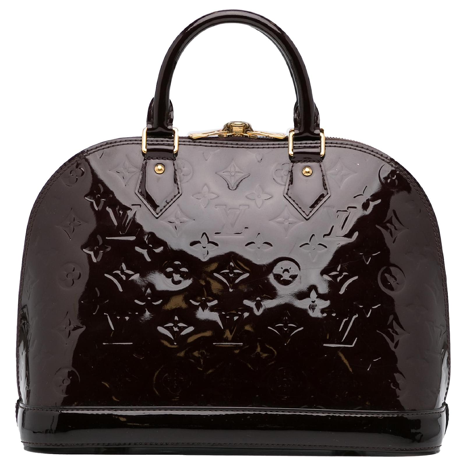 Louis Vuitton Lilac Monogram Vernis Leather Alma PM Bag