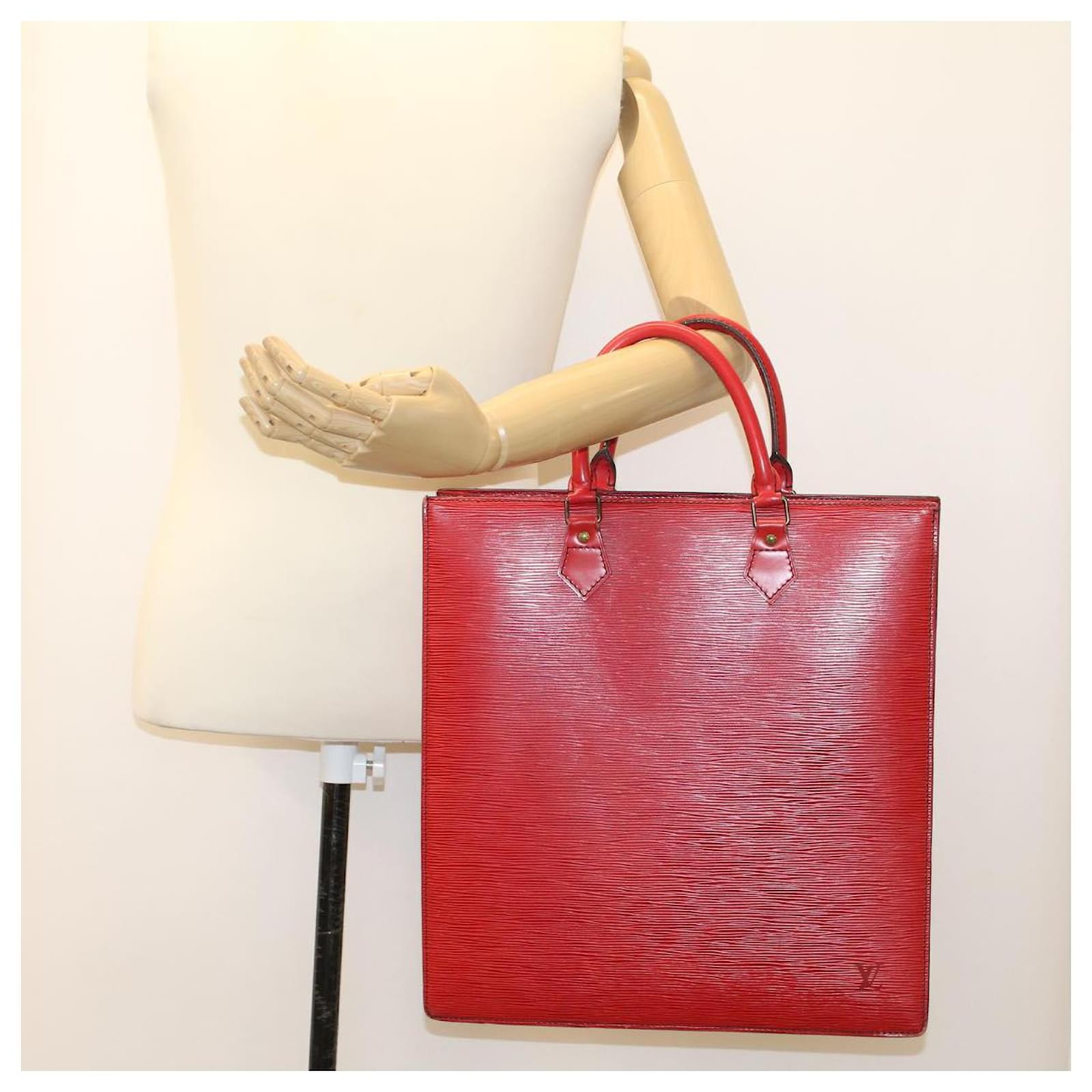 LOUIS VUITTON Epi Sac Plat Hand Bag Red M5274E LV Auth 45152 Leather  ref.963334 - Joli Closet