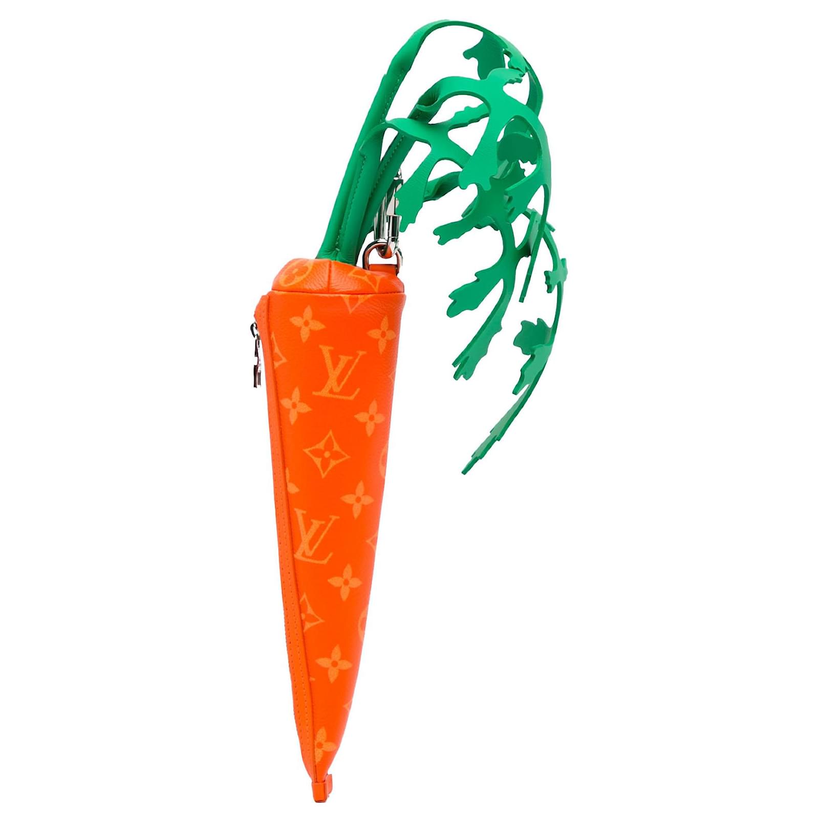 Louis Vuitton Monogram Carrot Pouch w/ Tags - Orange Travel