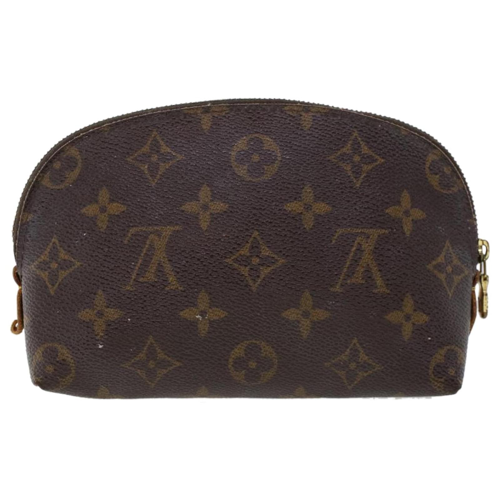 LOUIS VUITTON Epi Dauphine GM Pouch Black M48432 LV Auth 45072