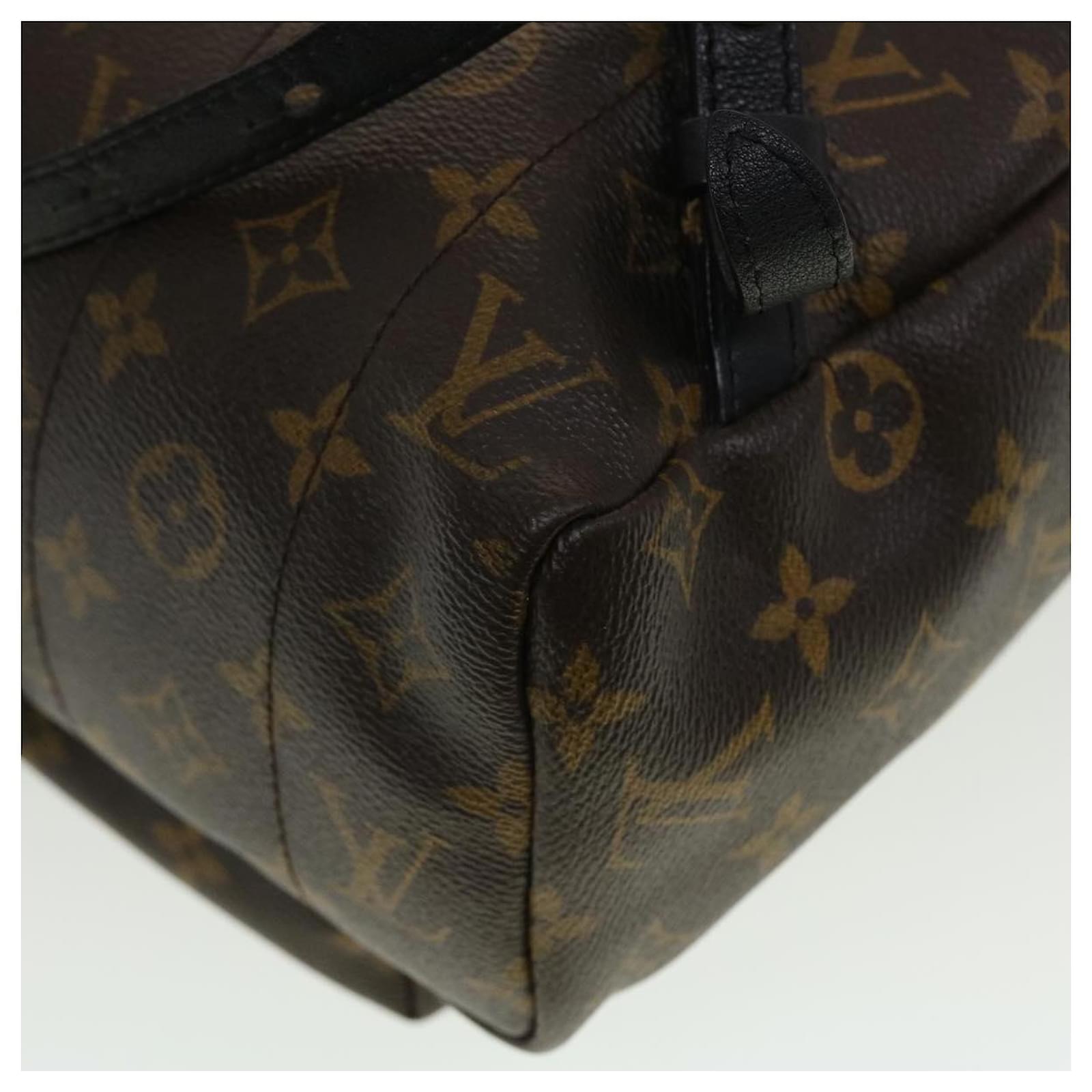 LOUIS VUITTON Monogram Palm Springs MM Backpack M44874 LV Auth 38537