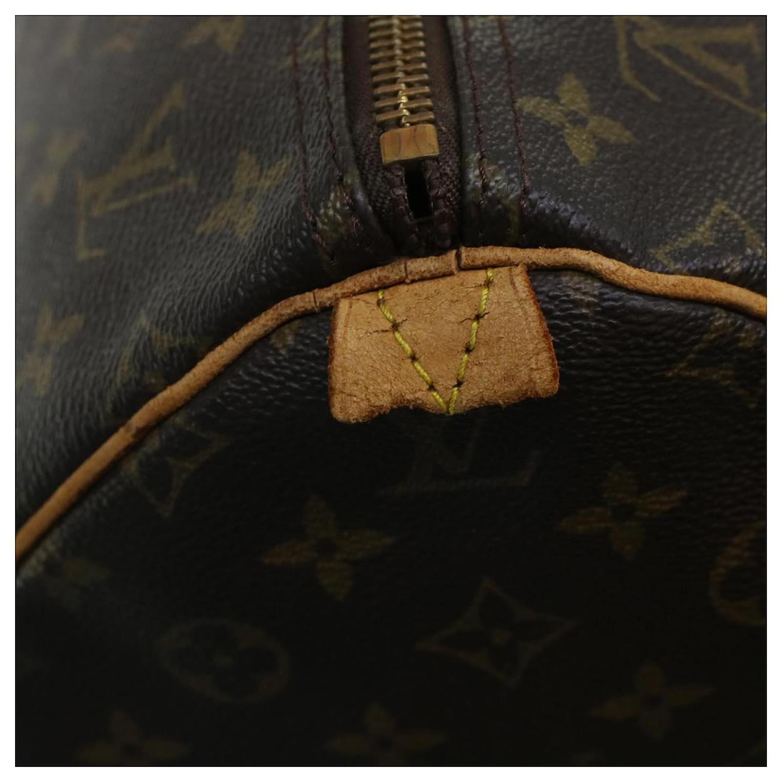 Louis Vuitton Monogram Keepall 55 Boston Bag M41424 LV Auth ar9460 Cloth  ref.931201 - Joli Closet