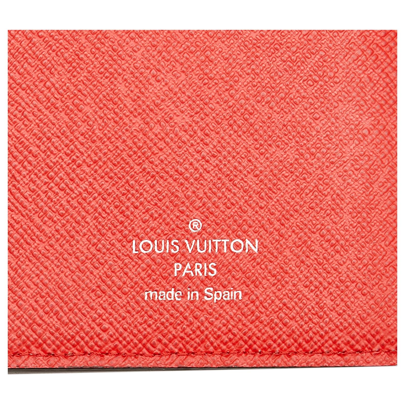 Louis Vuitton Red x Supreme Epi Brazza Long Wallet Leather ref.964512 -  Joli Closet