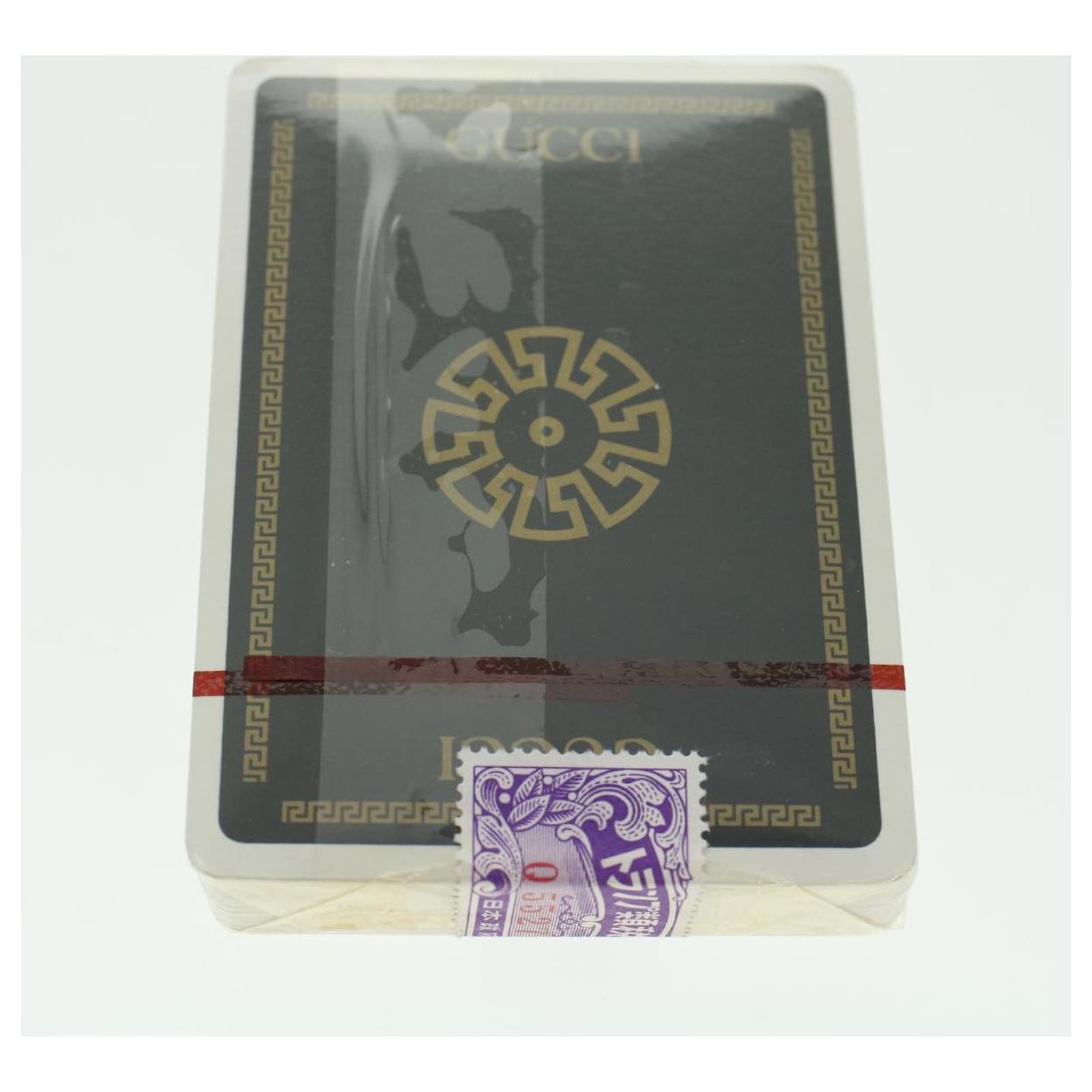 GUCCI Playing Cards Purple Black Auth 45015 ref.964614 - Joli Closet