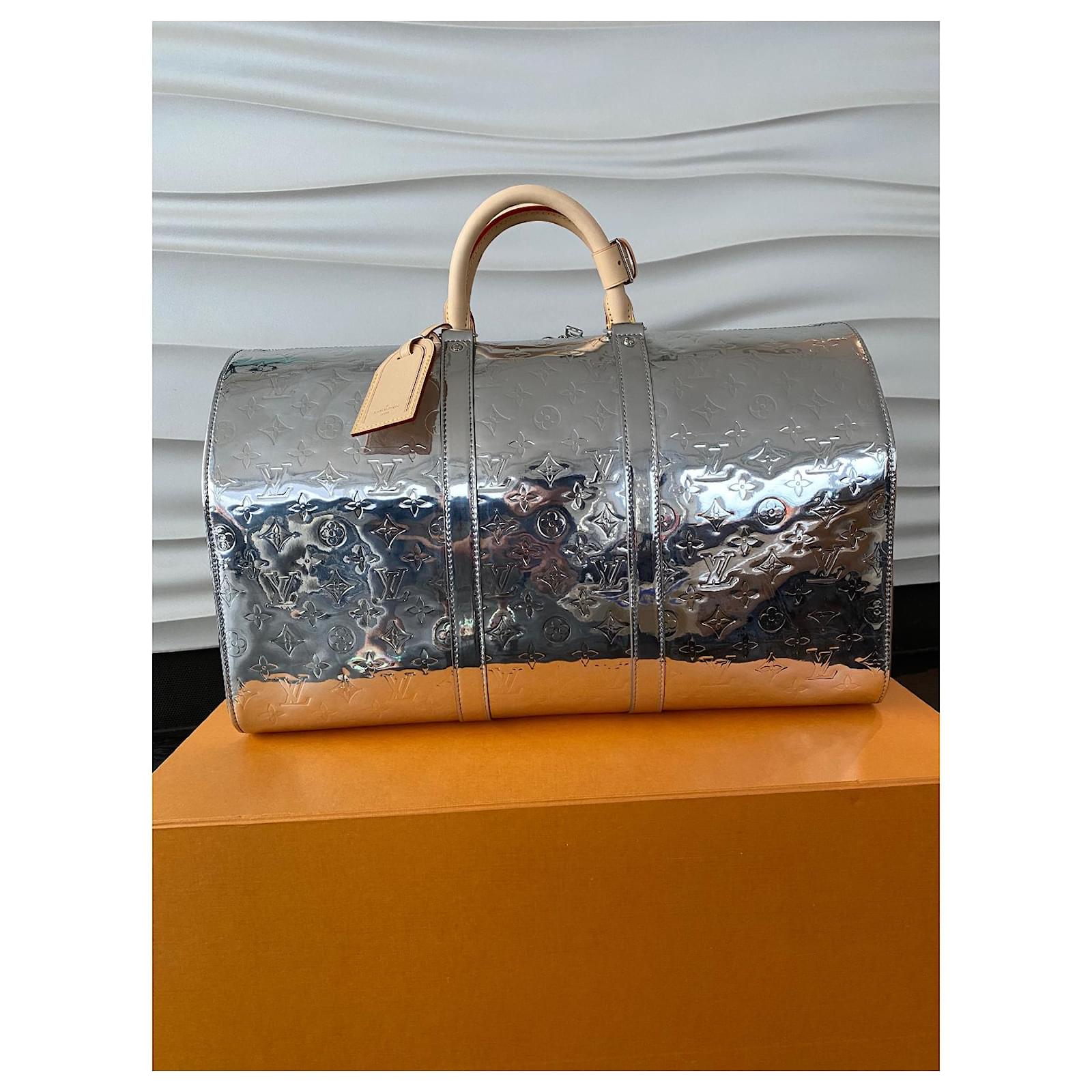 Louis Vuitton Keepall 50 Monogram Mirror in Patent Leather with