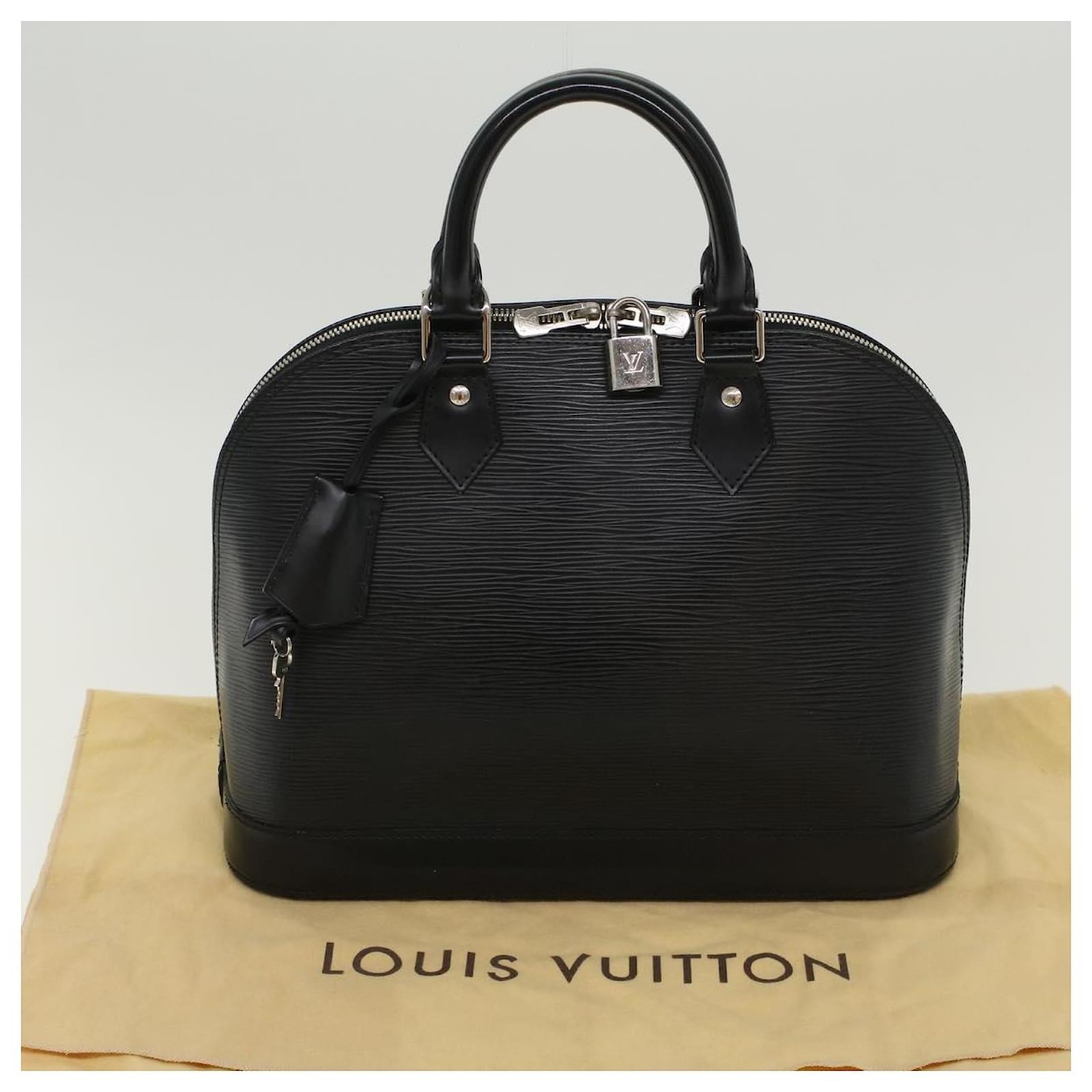 LOUIS VUITTON Epi Alma PM Hand Bag Noir black M40302 LV Auth 45329 Leather  ref.965168 - Joli Closet
