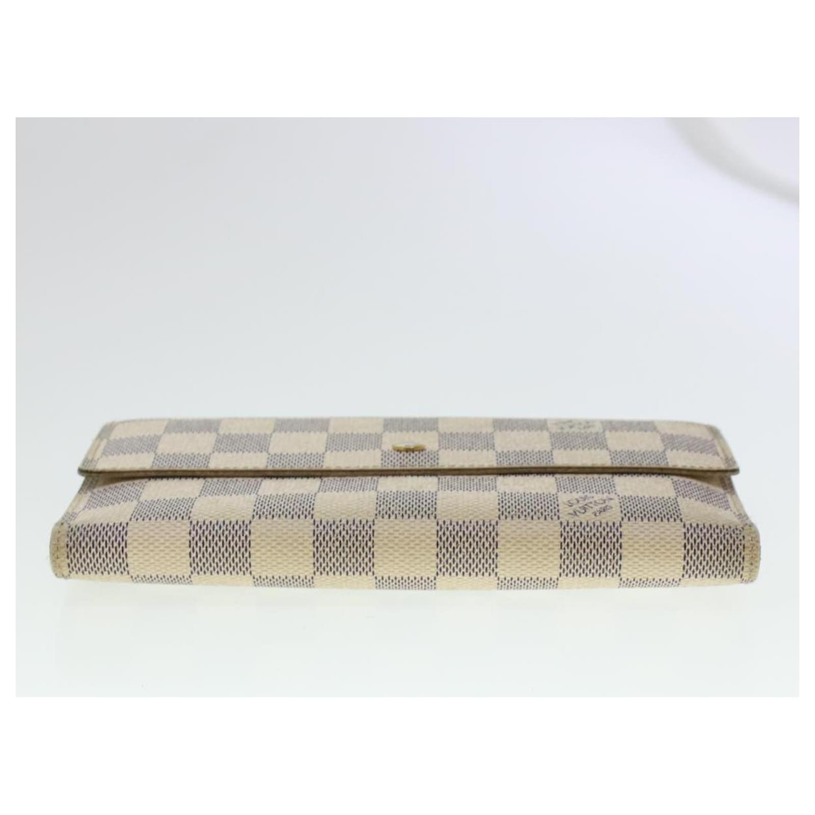 LOUIS VUITTON Damier Azur Portefeuille International Wallet N61732 auth  45420 ref.965172 - Joli Closet