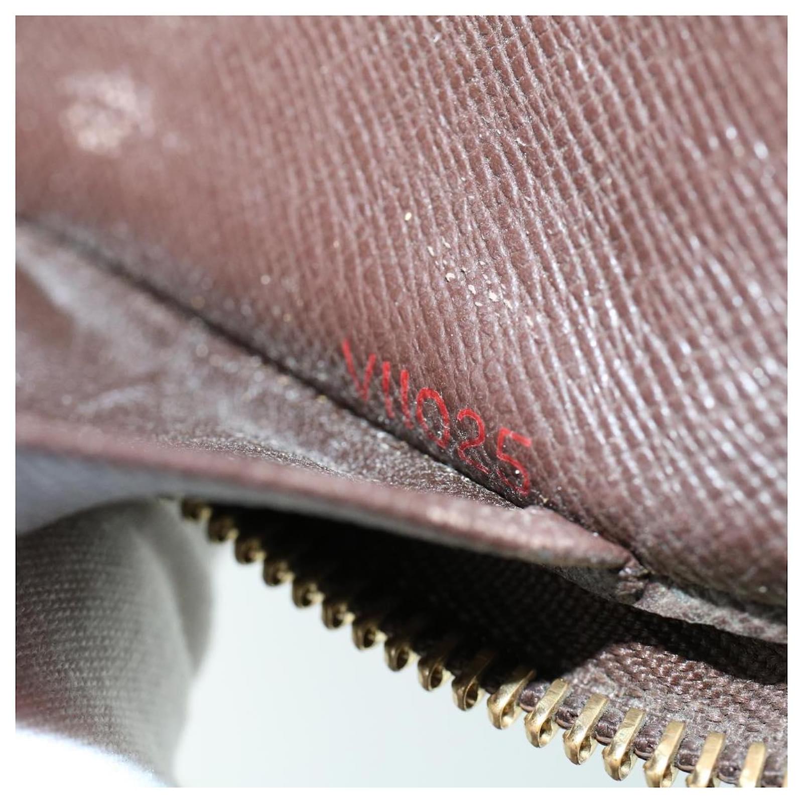 Louis Vuitton Damier Ebene Zippy Wallet Long Wallet N41661 LV Auth 37760